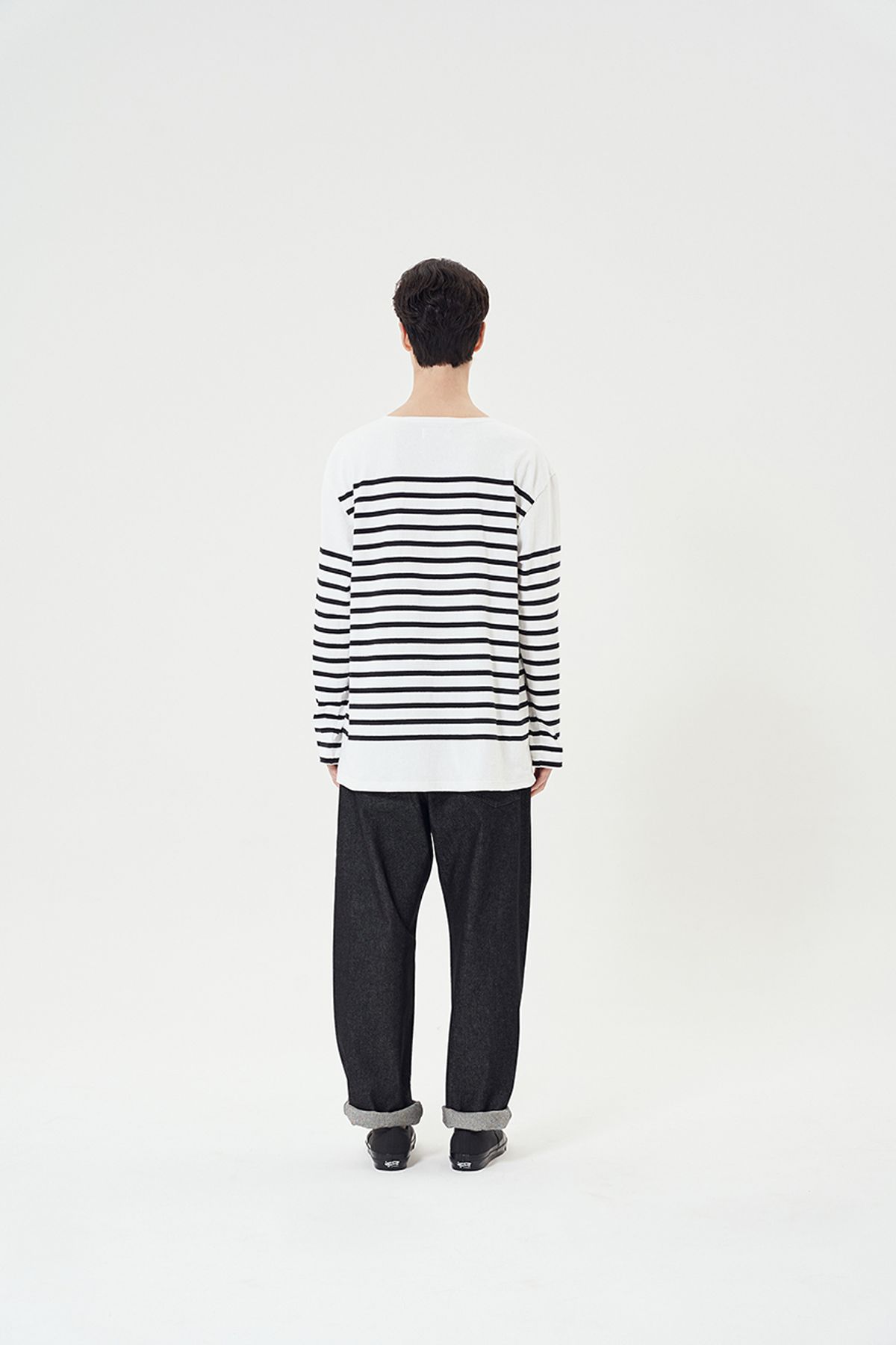 히즈핸더(HISHANDER) LONG SLEEVE STRIPE T-SHIRTS