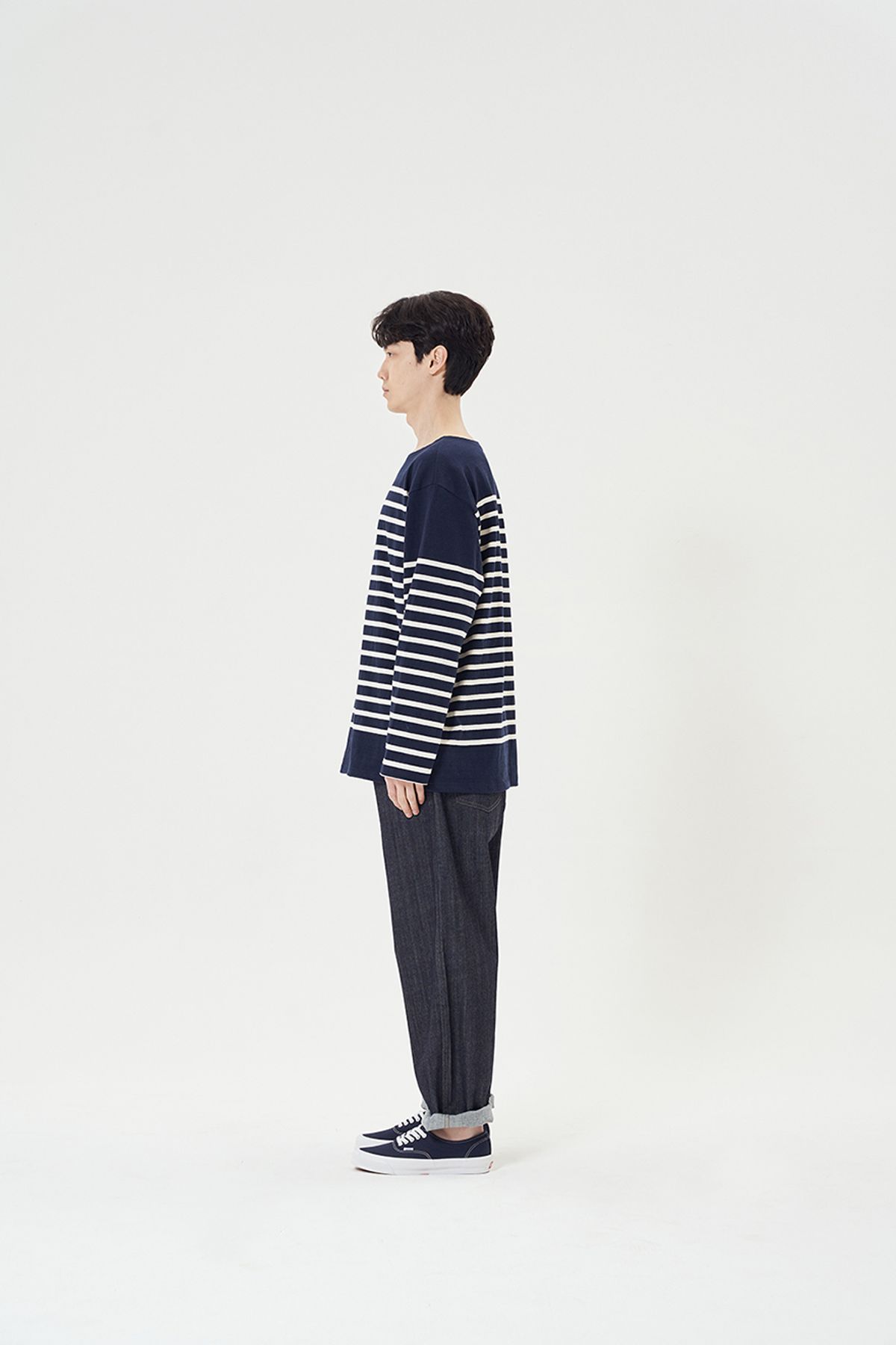 히즈핸더(HISHANDER) LONG SLEEVE STRIPE T-SHIRTS