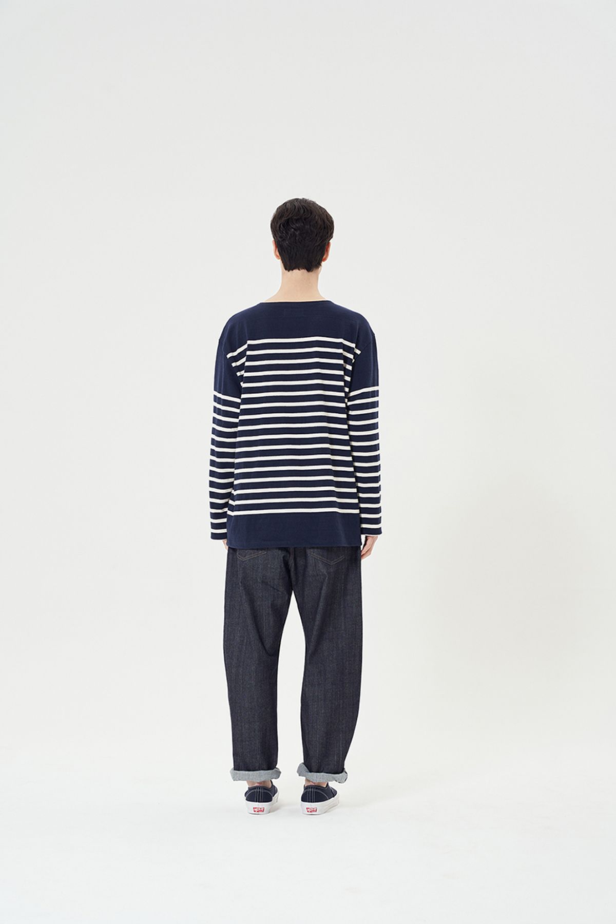 히즈핸더(HISHANDER) LONG SLEEVE STRIPE T-SHIRTS