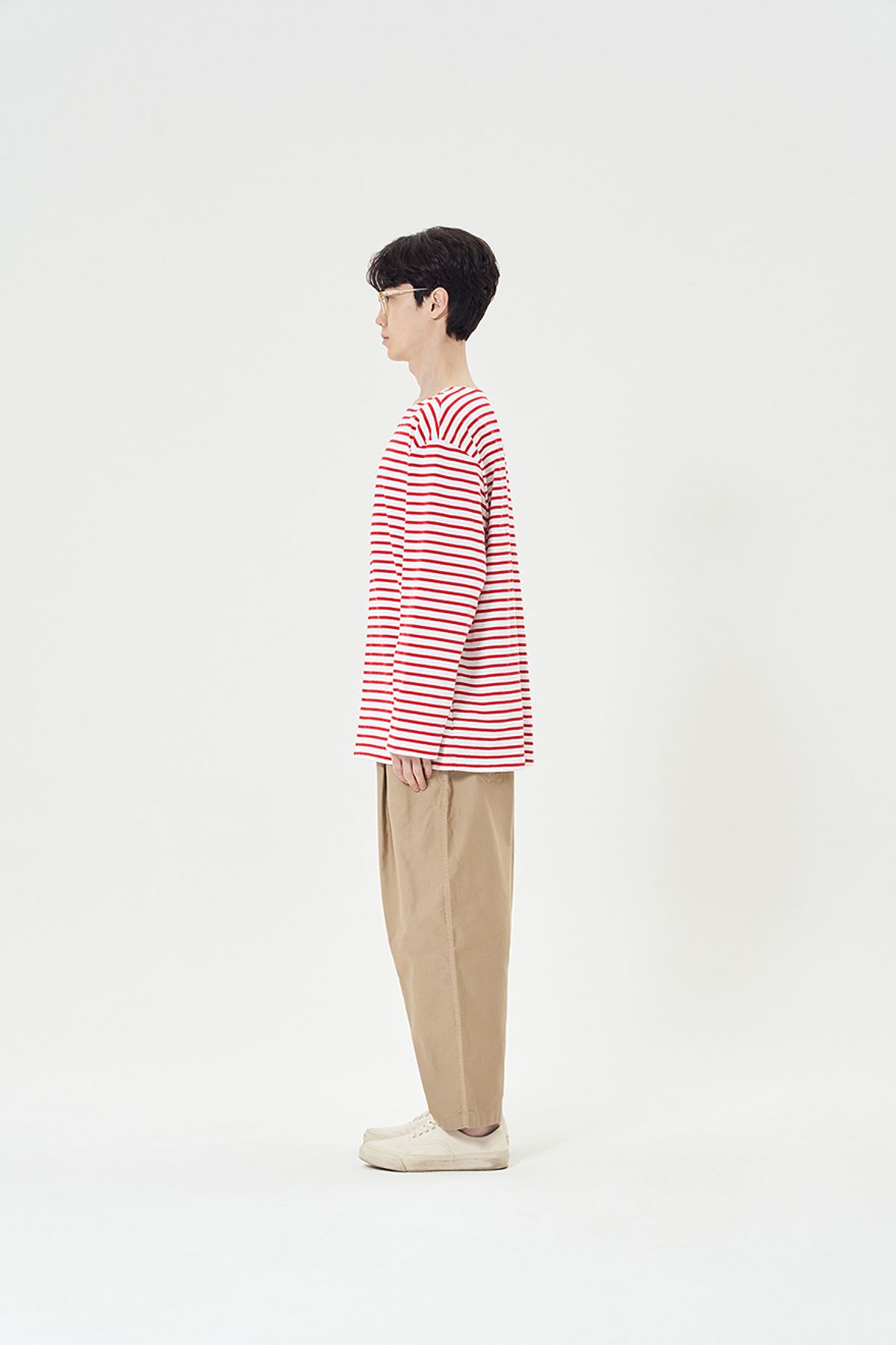 히즈핸더(HISHANDER) LONG SLEEVE STRIPE T-SHIRTS