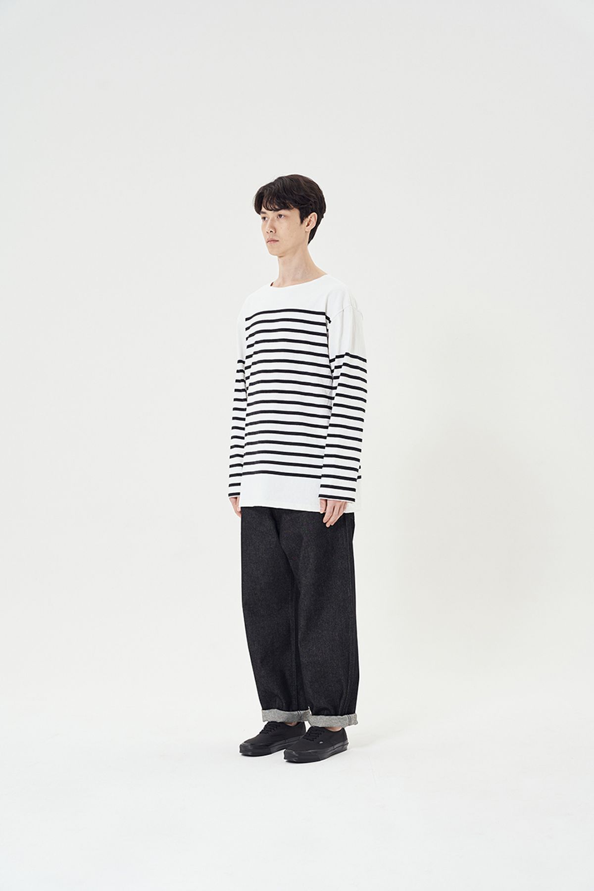 히즈핸더(HISHANDER) ONE WASHED 5P WIDE DENIM PANTS