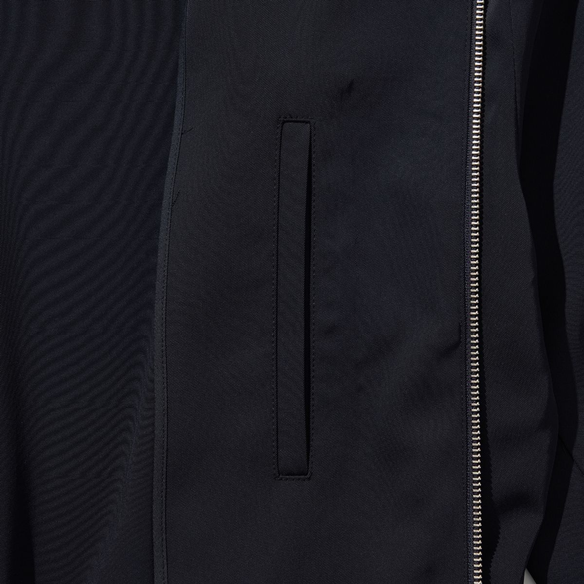 히즈핸더(HISHANDER) STRETCH TWILL BOMBER JACKET