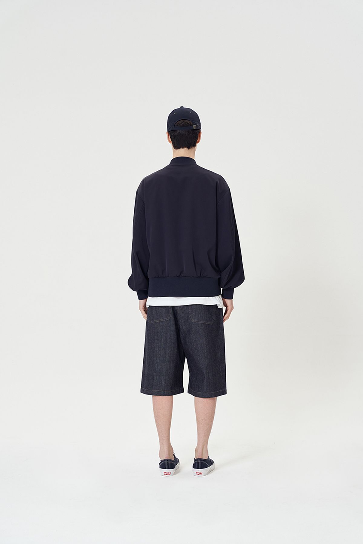 히즈핸더(HISHANDER) STRETCH TWILL BOMBER JACKET