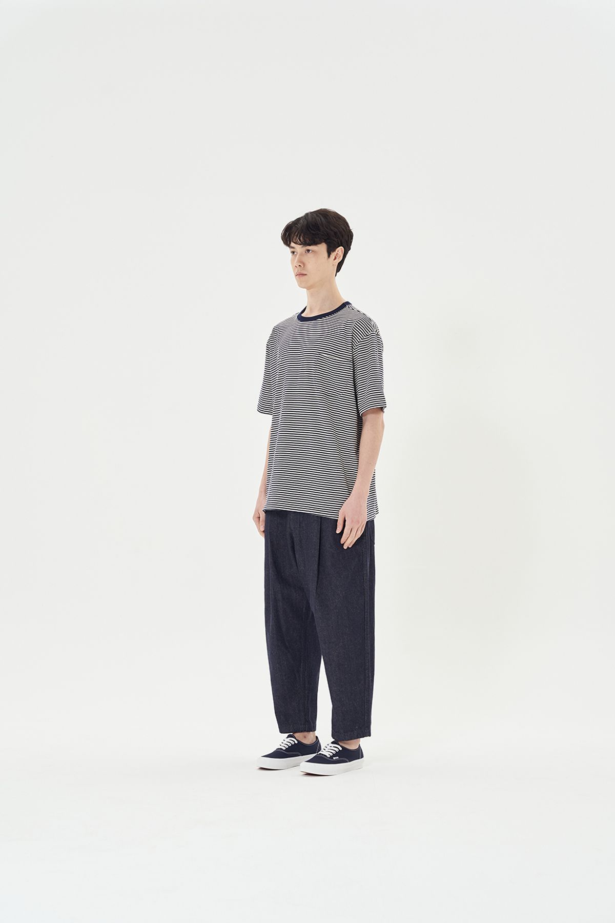 히즈핸더(HISHANDER) ROUND POCKET T-SHIRTS