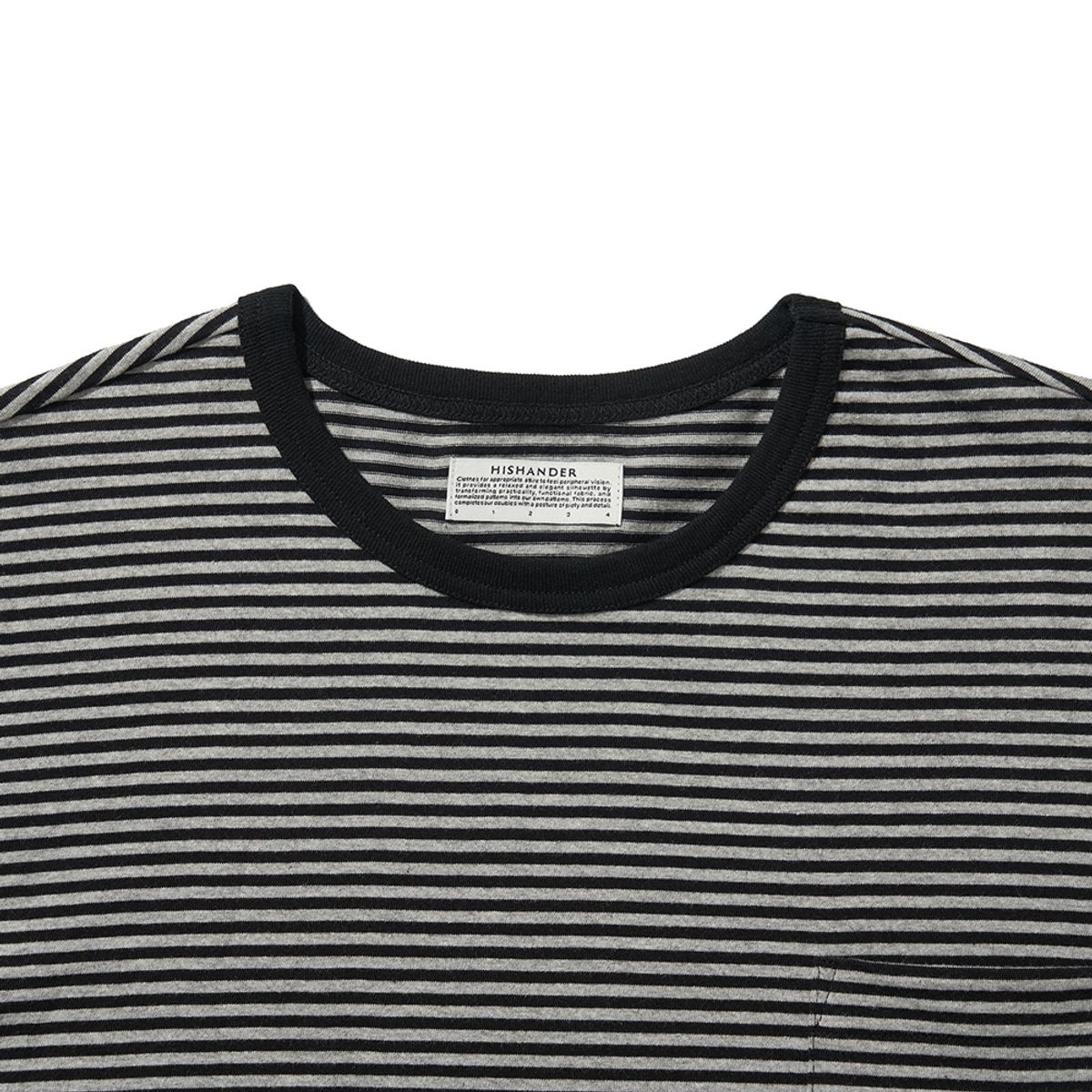 히즈핸더(HISHANDER) ROUND POCKET T-SHIRTS