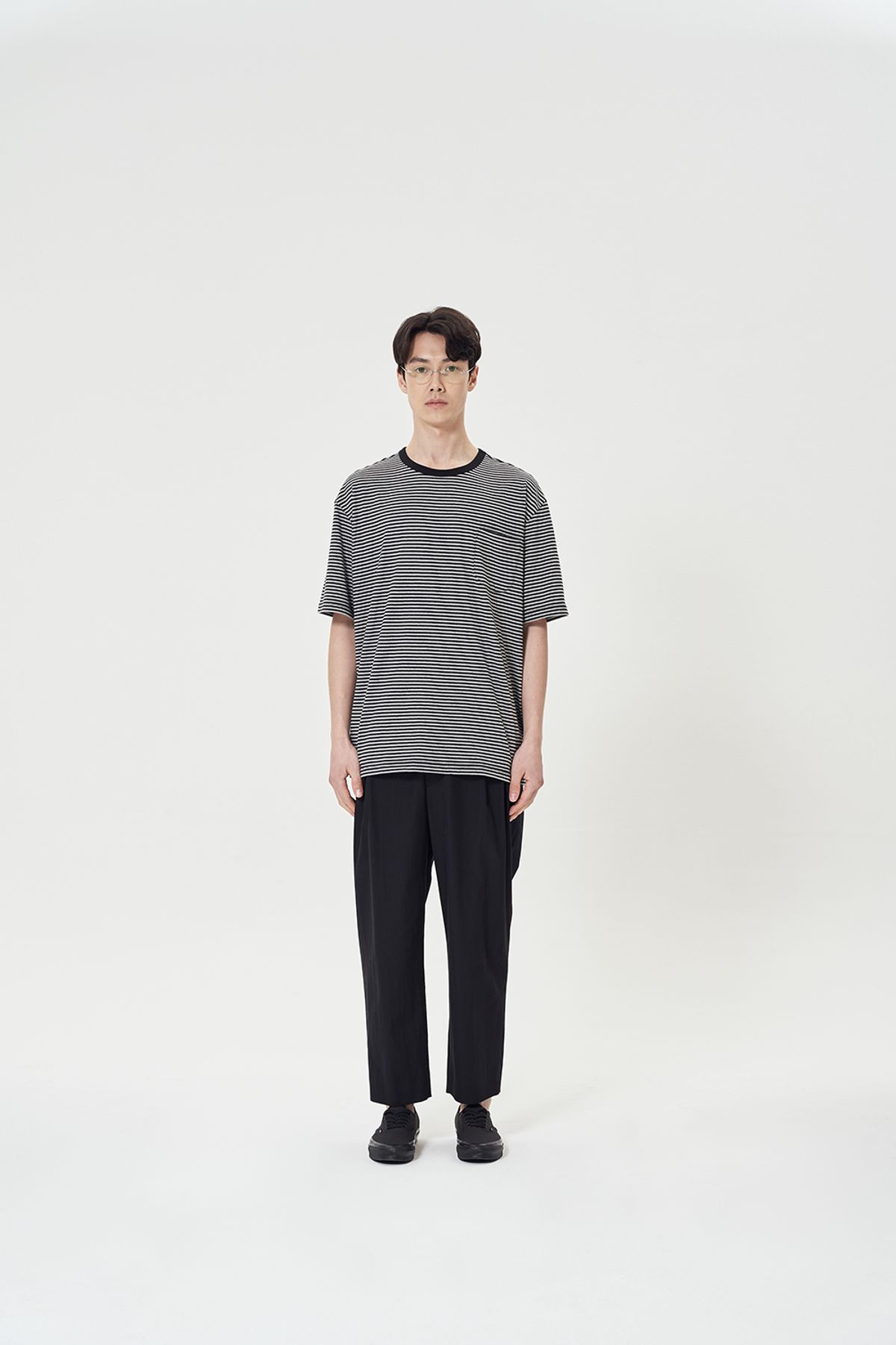 히즈핸더(HISHANDER) ROUND POCKET T-SHIRTS