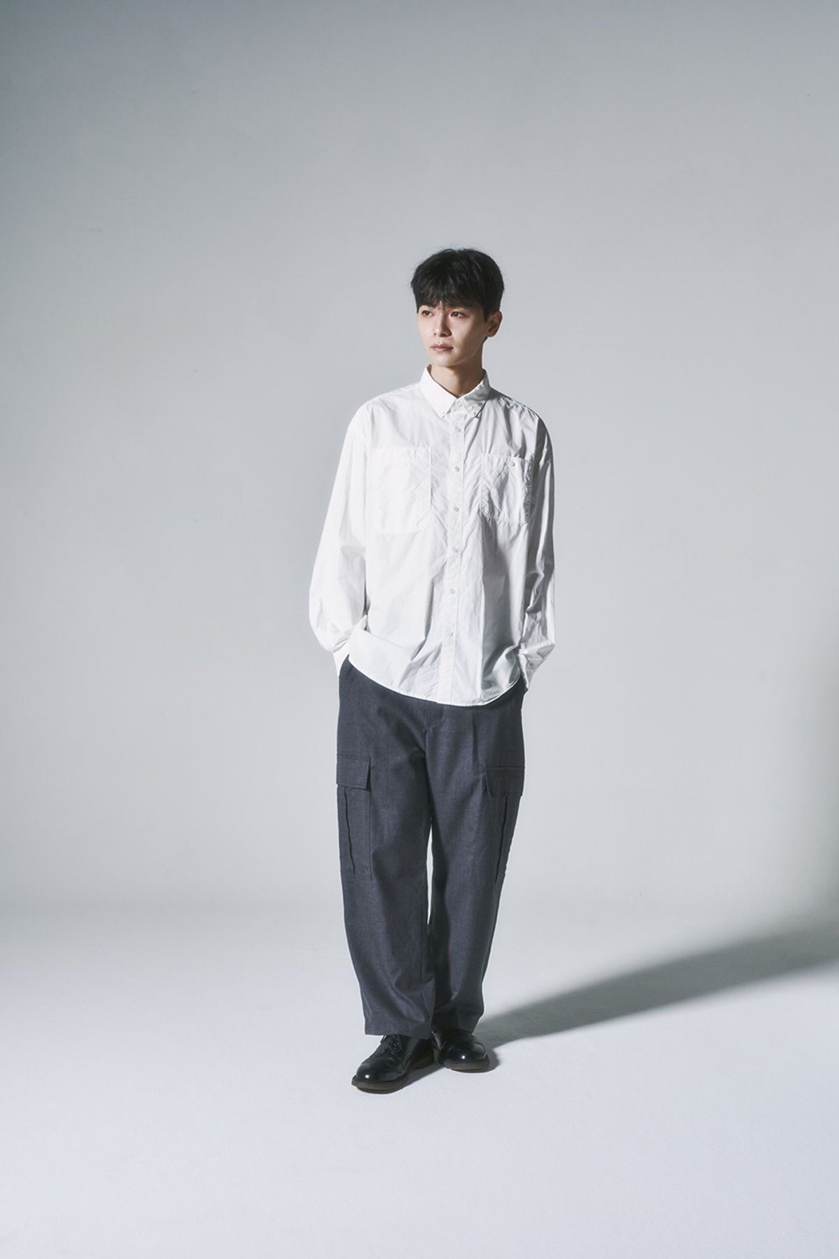 히즈핸더(HISHANDER) TYPEWRITER CLOTH B.D. WORK SHIRTS 02