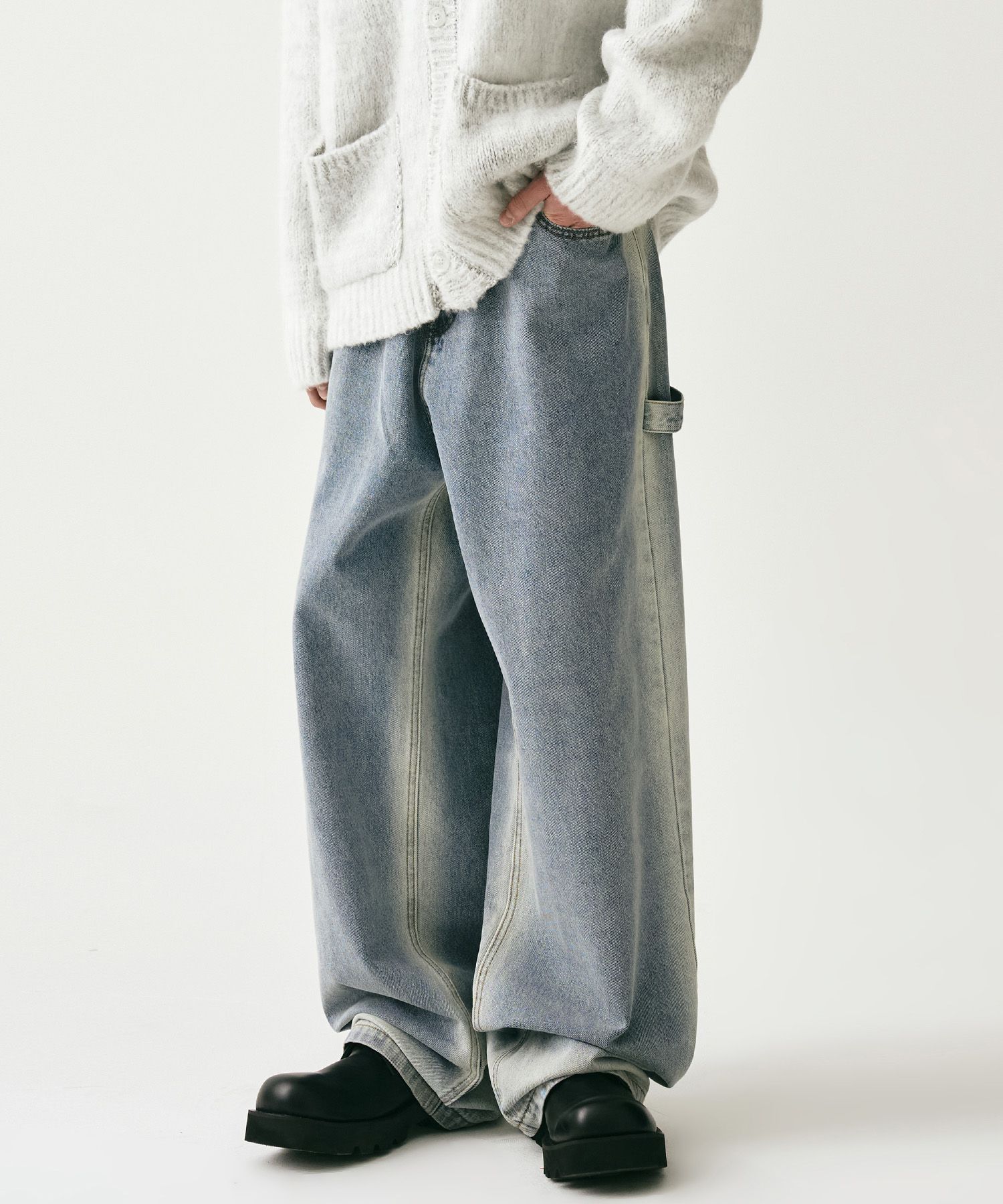 ☆AVANDRESS☆ Hammer Wide Pants BLACK AV43PT21BK MUSINSA | AVANDRESS Hammer Wide Pants BLACK