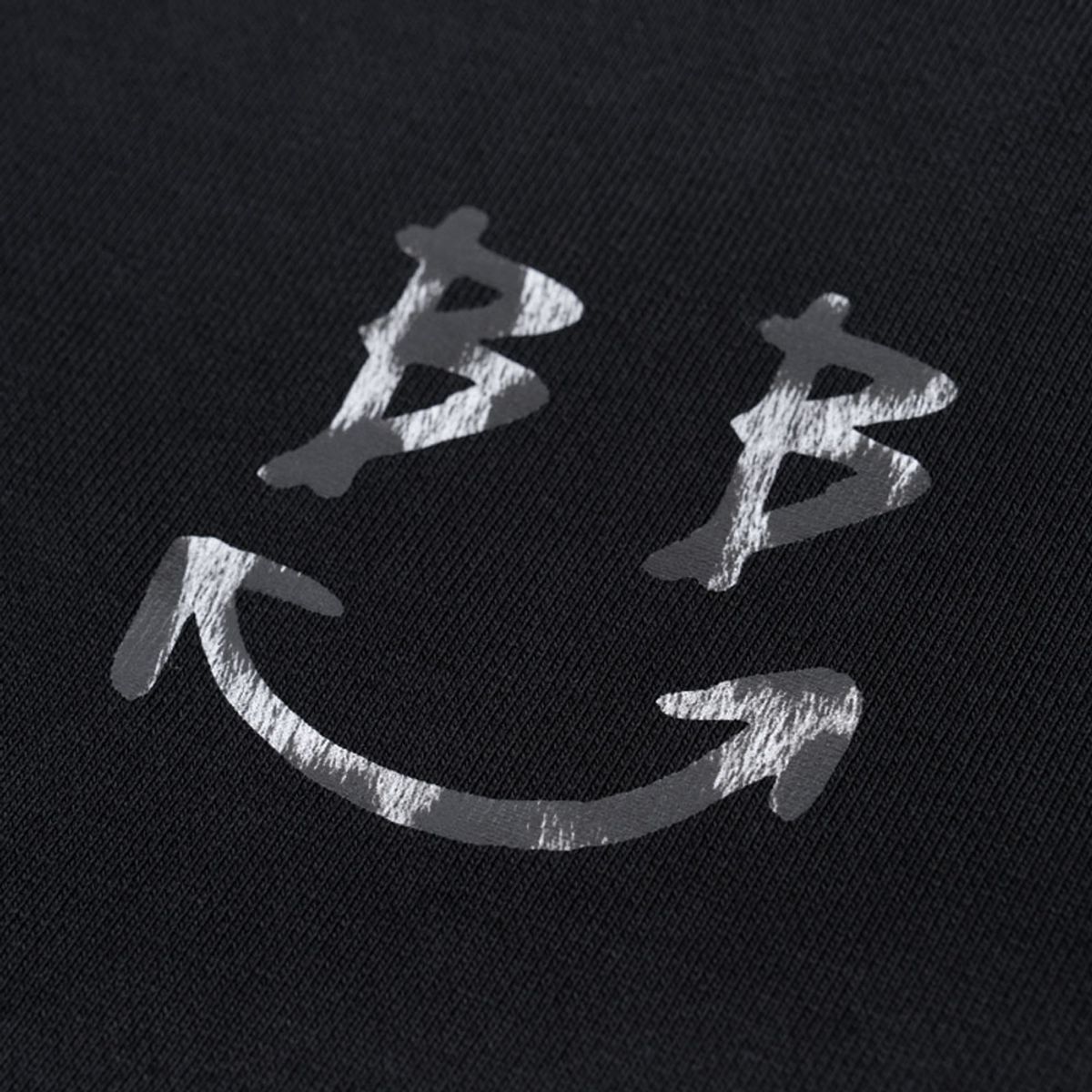 블랙블론드(BLACKBLOND) 비비디 레오파드 클래식 스마일 로고 후디 (블랙)