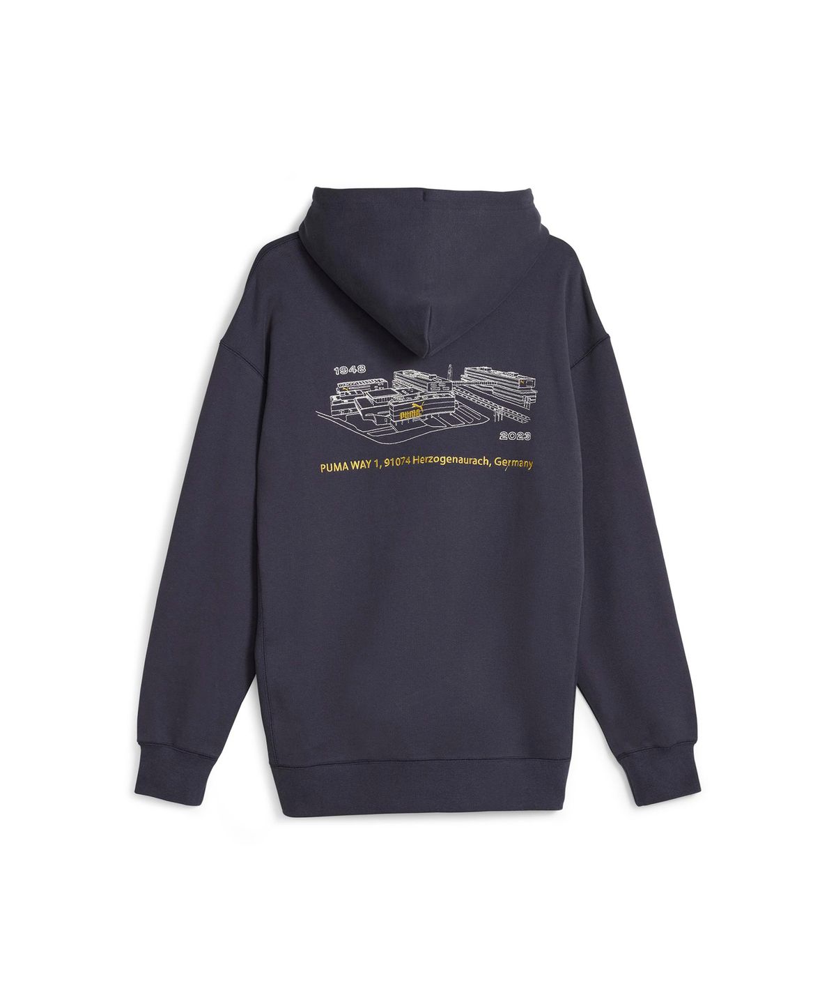 푸마(PUMA) No.1 로고 셀러브레이션 후드 티셔츠 - 네이비 / 621740-16