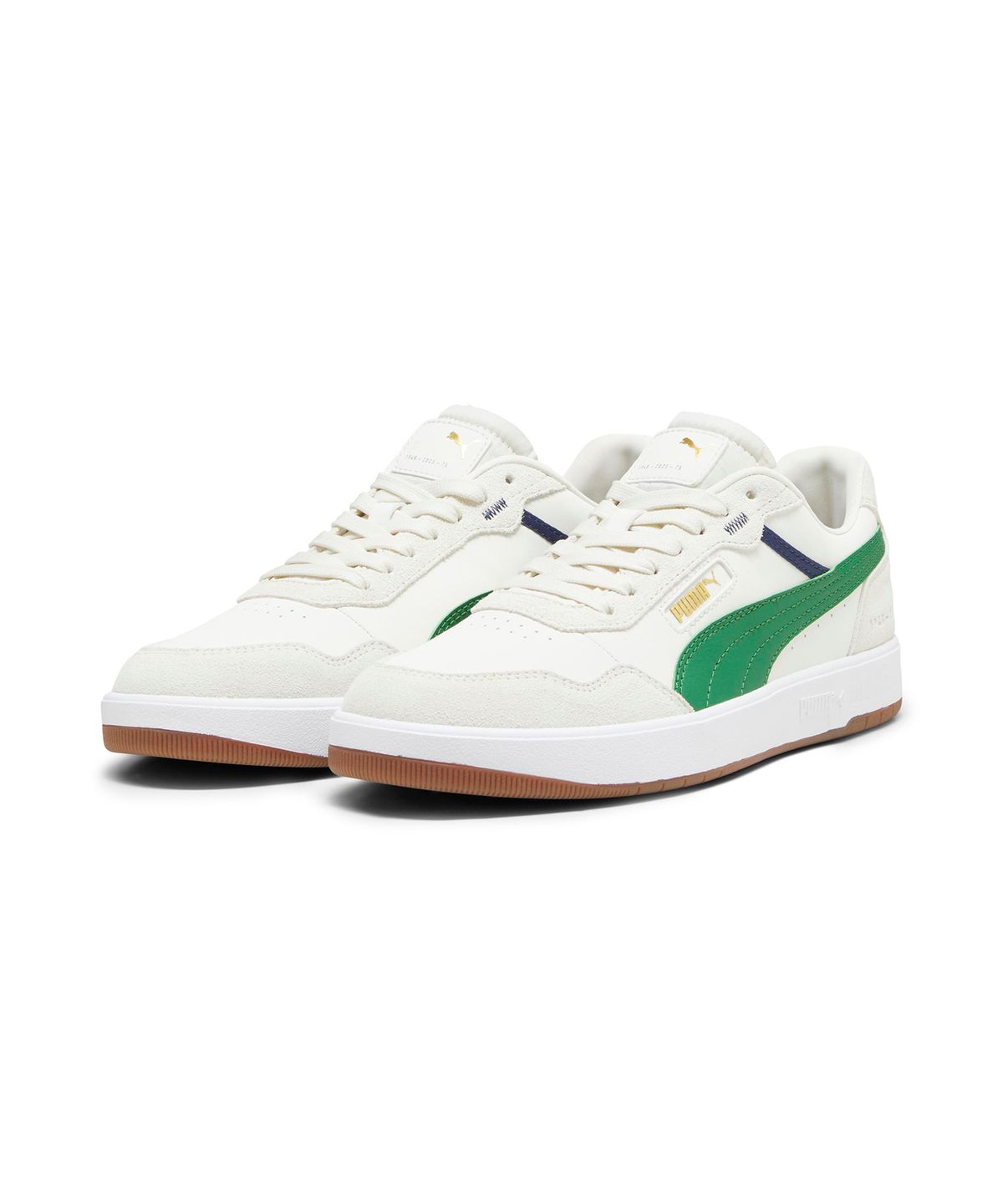 푸마(PUMA) 코트 울트라 75주년 - 아이보리:그린 / 392491-02