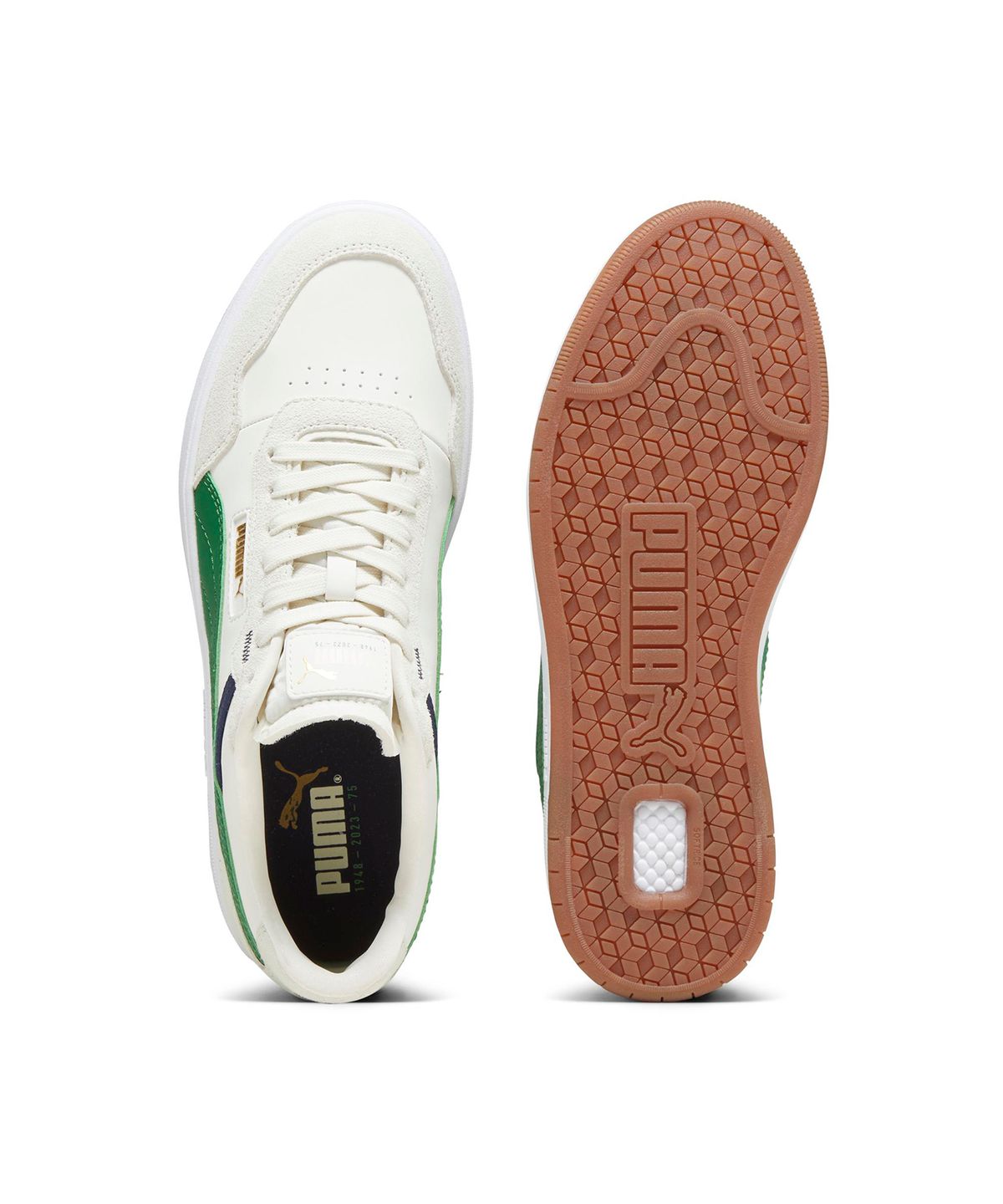 푸마(PUMA) 코트 울트라 75주년 - 아이보리:그린 / 392491-02