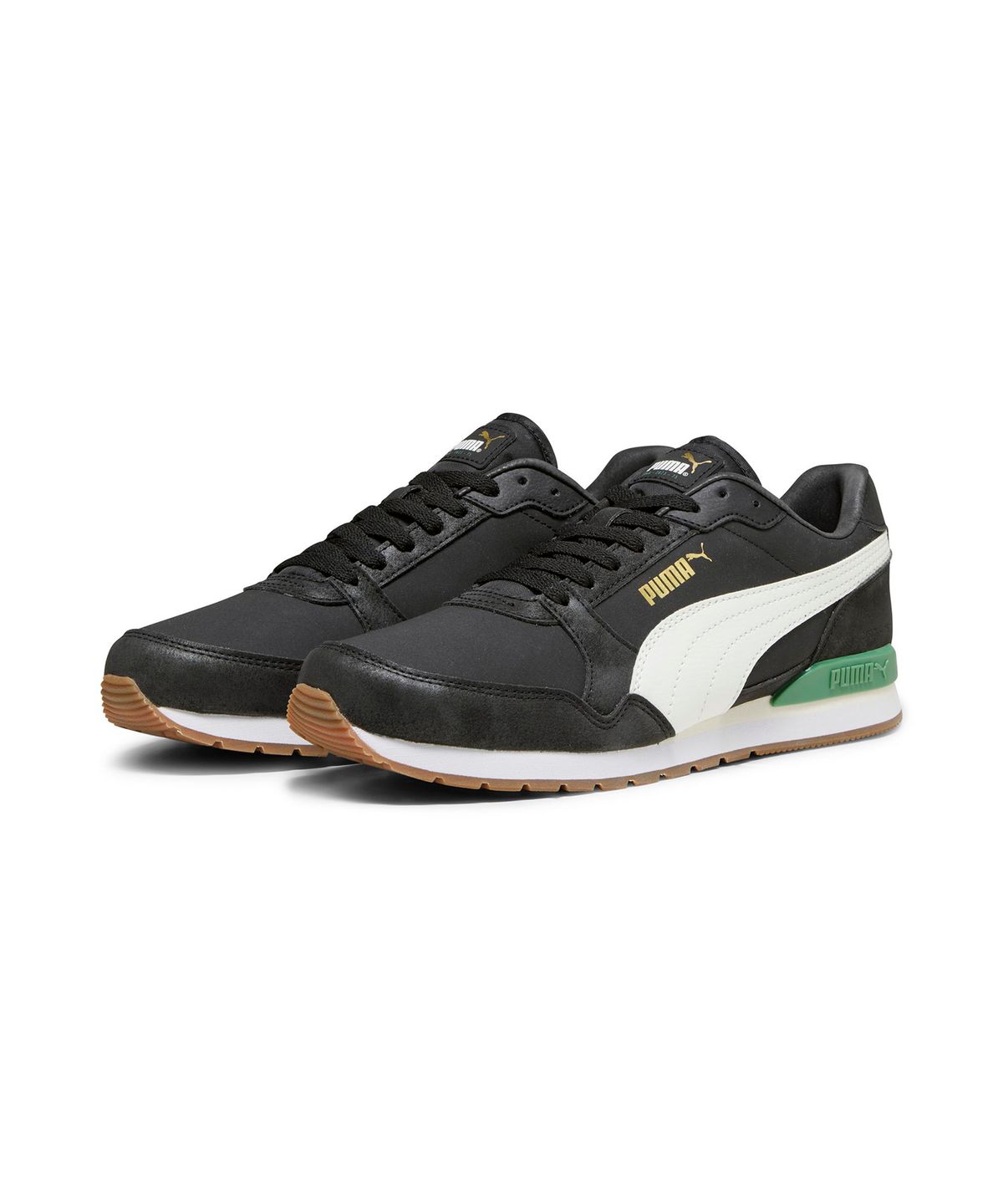 푸마(PUMA) ST 러너 75주년 - 블랙:아이보리:그린 / 393889-02
