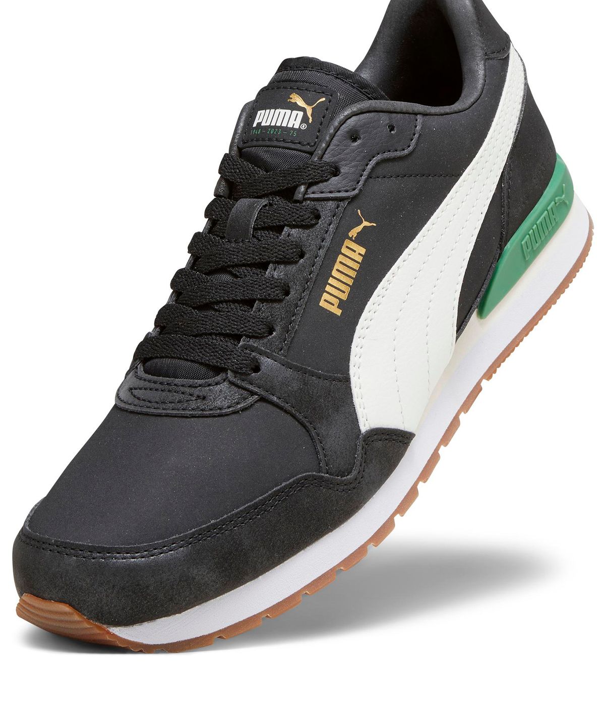 푸마(PUMA) ST 러너 75주년 - 블랙:아이보리:그린 / 393889-02