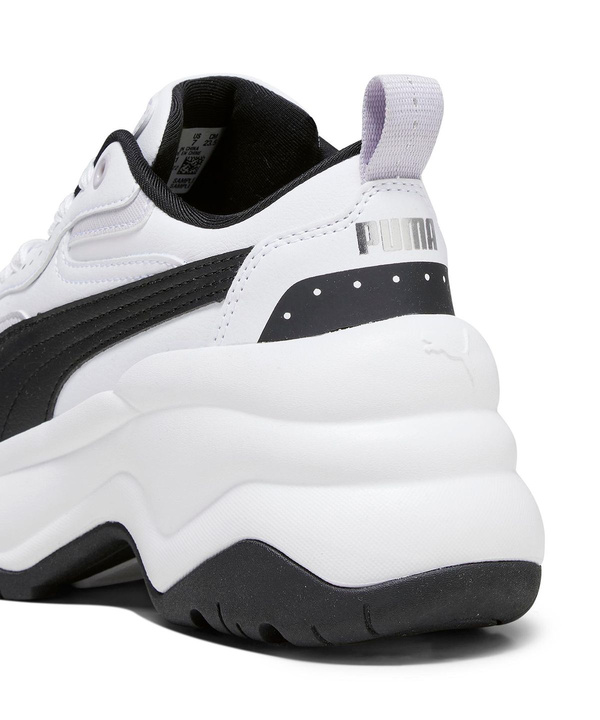 푸마(PUMA) 실리아 웨지 - 화이트:블랙:라벤더 / 393915-01