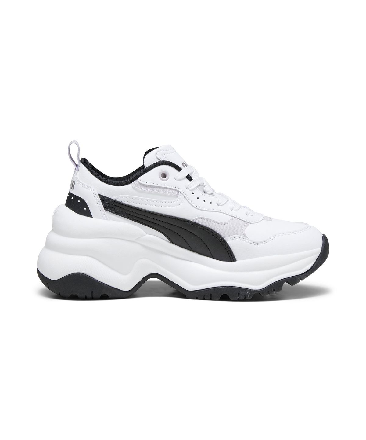 푸마(PUMA) 실리아 웨지 - 화이트:블랙:라벤더 / 393915-01