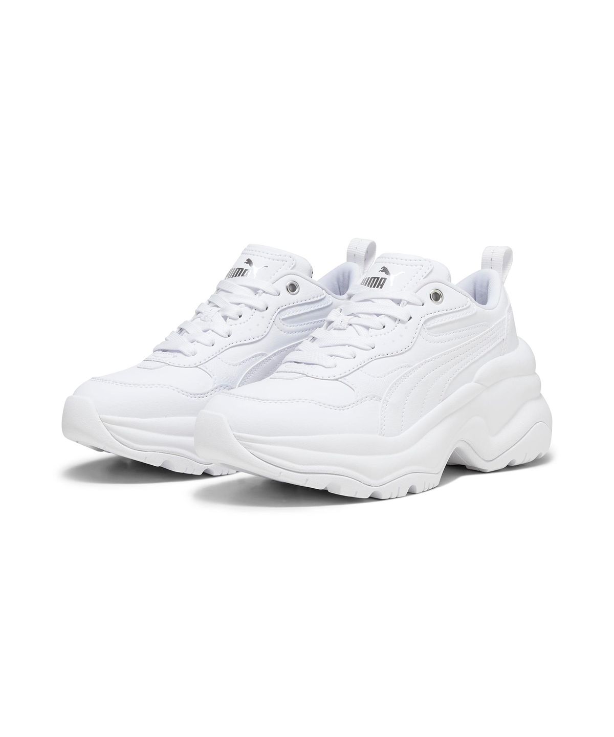 푸마(PUMA) 실리아 웨지 - 화이트:실버 / 393915-02