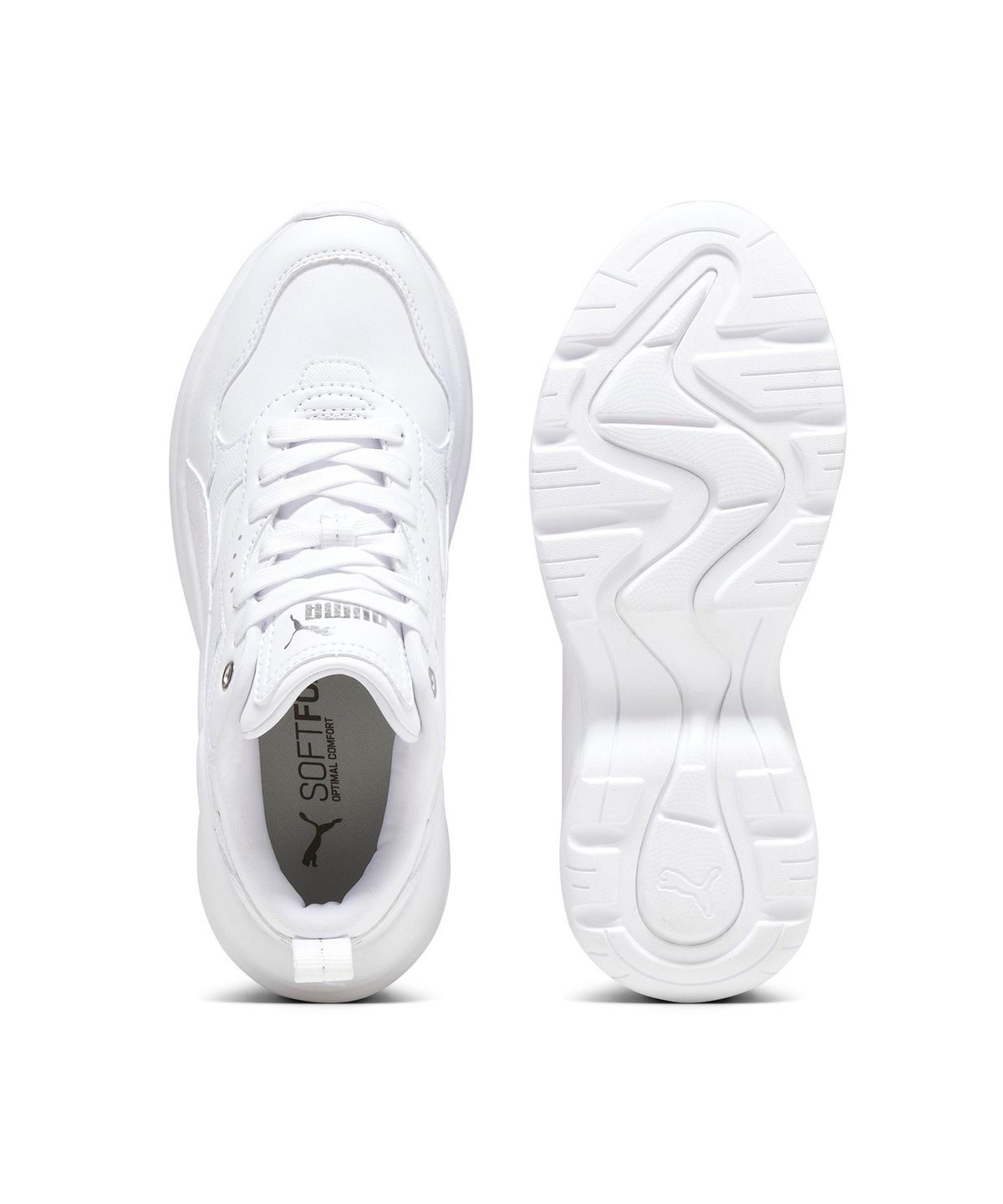 푸마(PUMA) 실리아 웨지 - 화이트:실버 / 393915-02