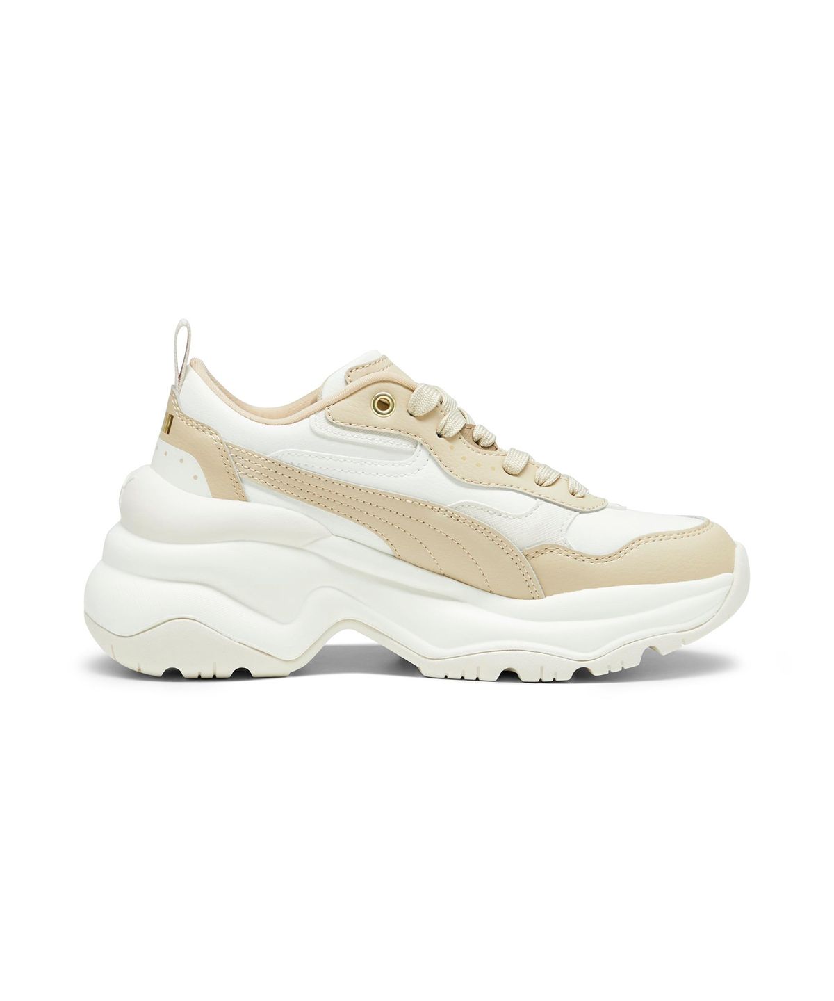 푸마(PUMA) 실리아 웨지 - 아이보리:베이지:골드 / 393915-04