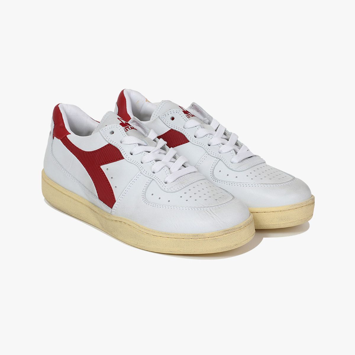 디아도라(diadora) 미 바스켓 로우 유스드 RED