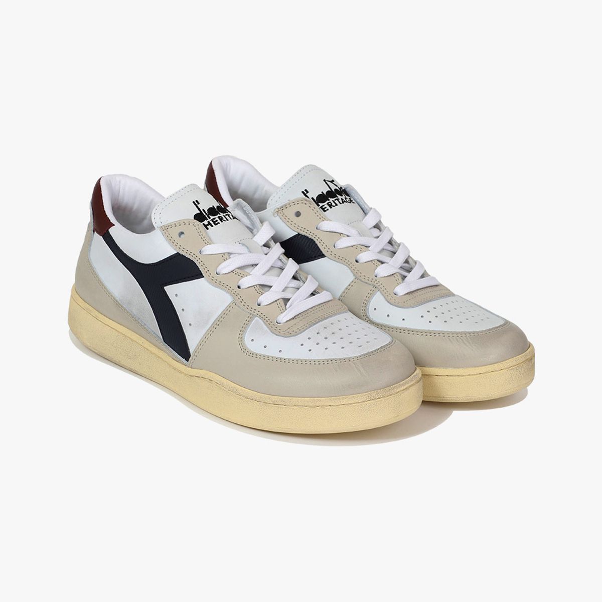 디아도라(diadora) 미 바스켓 로우 유스드 BLACK