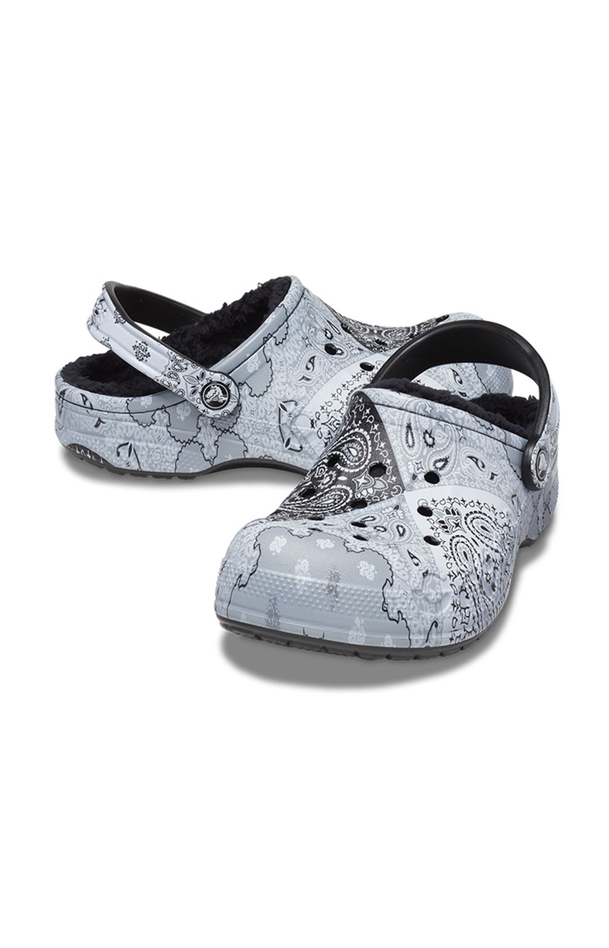 크록스(CROCS) 공용 바야 라인드 프린트 클로그 BAN (23FUCL205975)