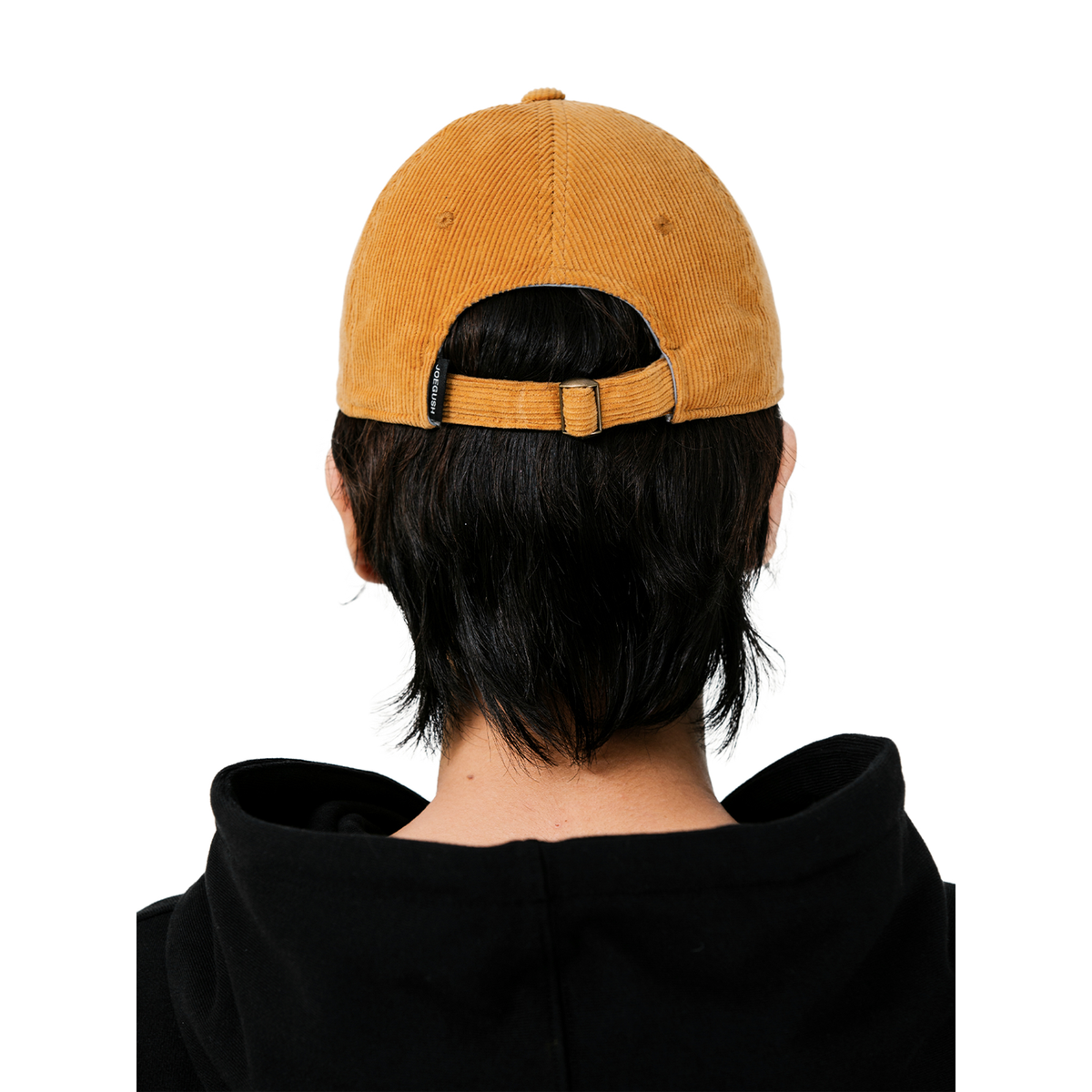 조거쉬(JOEGUSH) Cursive Handwriting Corduroy cap (Camel Brown)