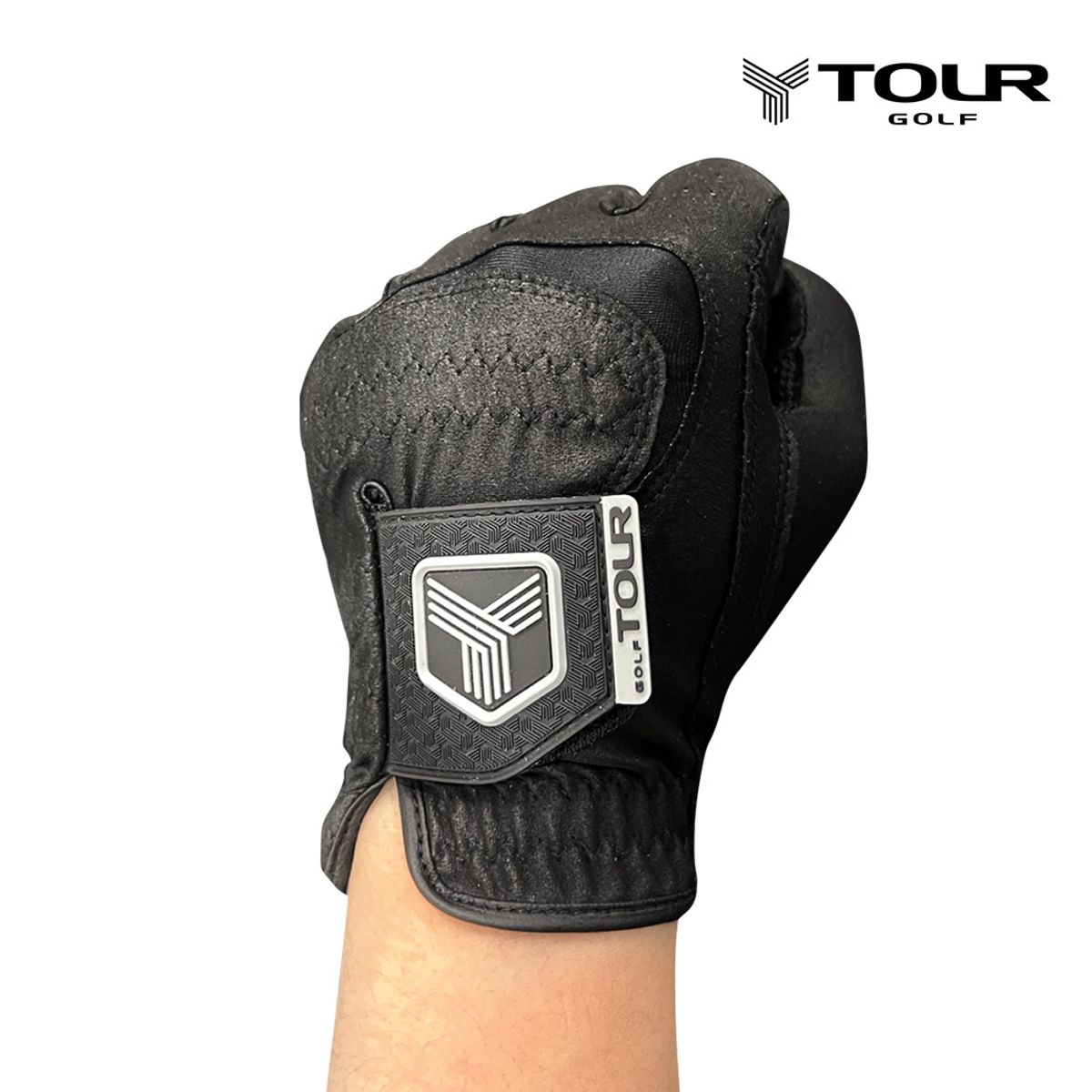 투어골프(TOURGOLF) 투어골프 특허 인증 파워그립 올블랙 남성 골프장갑 5장세트