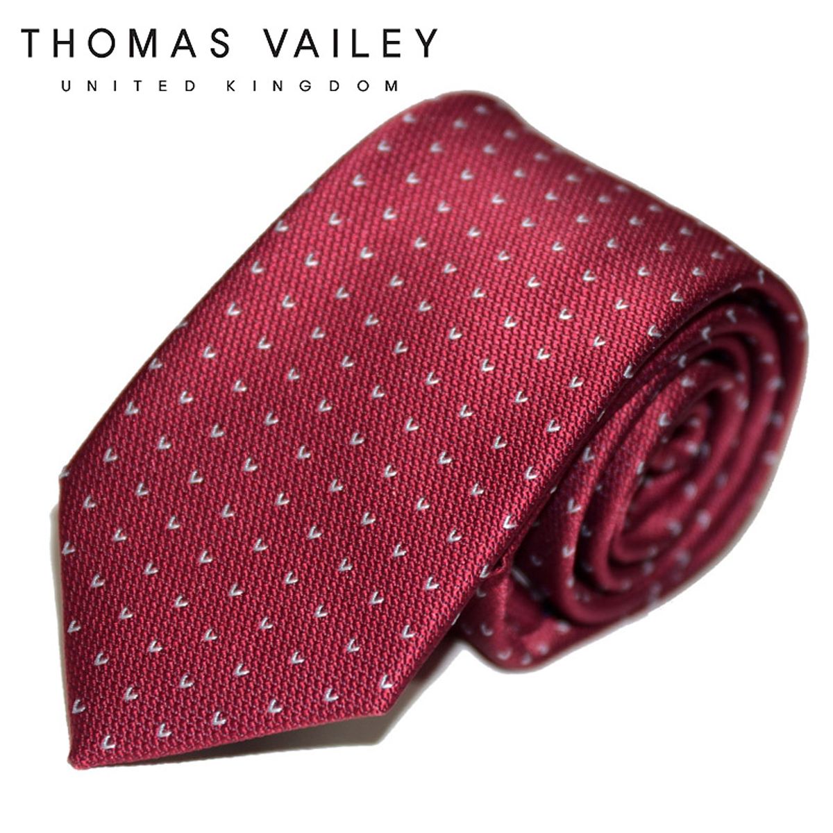 토마스 베일리(THOMAS VAILEY) 패션넥타이-티브이 레드 7cm