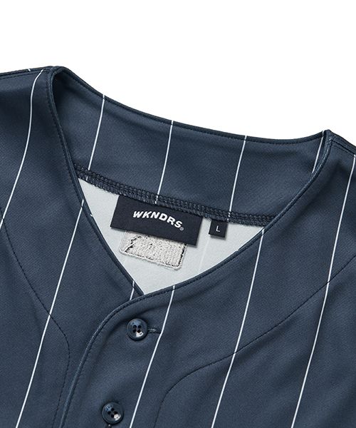 [WKNDRS]BASEBALL SCRIPT JERSEY/追跡付 MUSINSA | WKNDRS BASEBALL SCRIPT JERSEY (NAVY)
