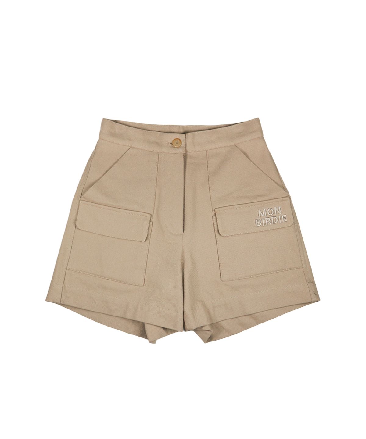몽버디 골프(MONBIRDIE GOLF) Fleece Twill Pocket Shorts 피치기모 포켓숏츠_D.BEIGE