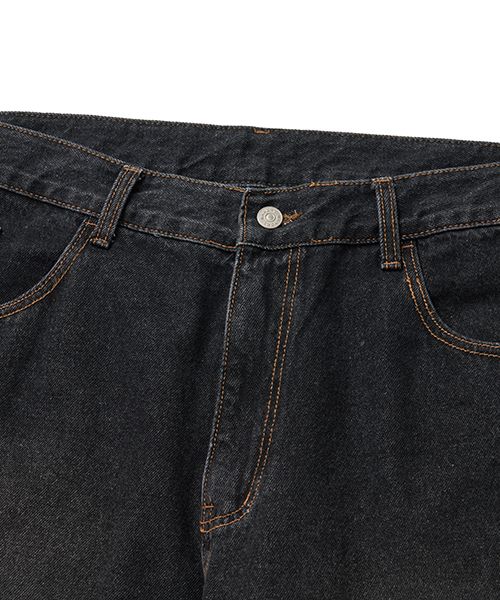 MUSINSA公式 | WKNDRS DWARF DENIM PANTS (BLACK)