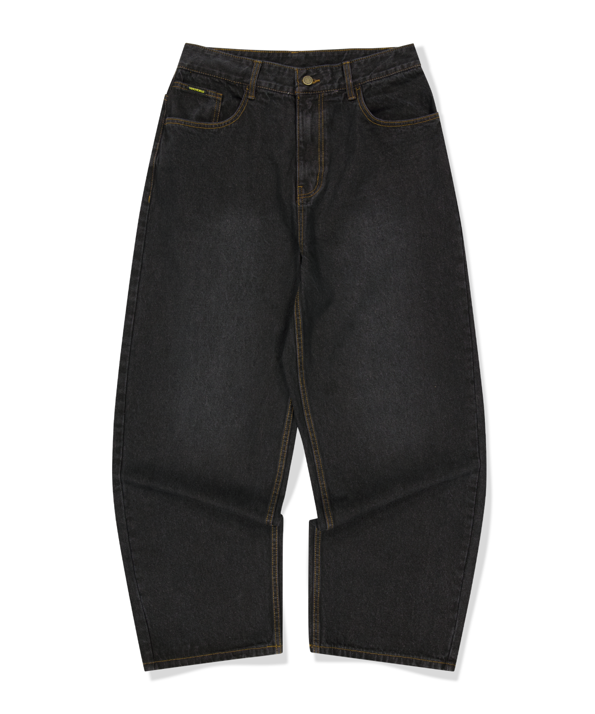 위캔더스(WKNDRS) DWARF DENIM PANTS (BLACK)