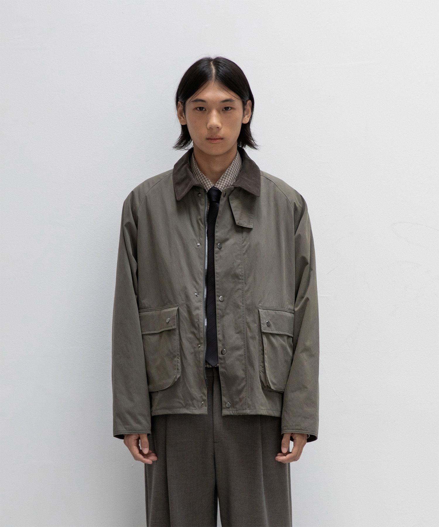 MUSINSA公式 | ANOTHER OFFICE [AW] Neo British Jacket (Olive drab)