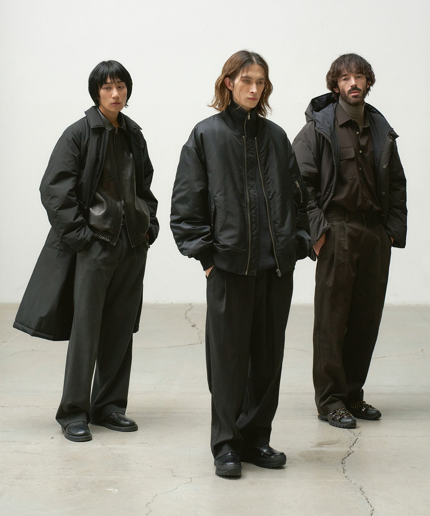 MUSINSA公式 | ANOTHER OFFICE Neo MA-1 Jacket (Ink-Black)