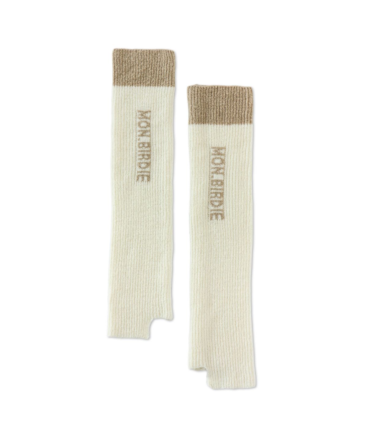 몽버디 골프(MONBIRDIE GOLF) MONBIRDIE LOGO KNITED LEG WARMER 로고 레그워머_IVORY