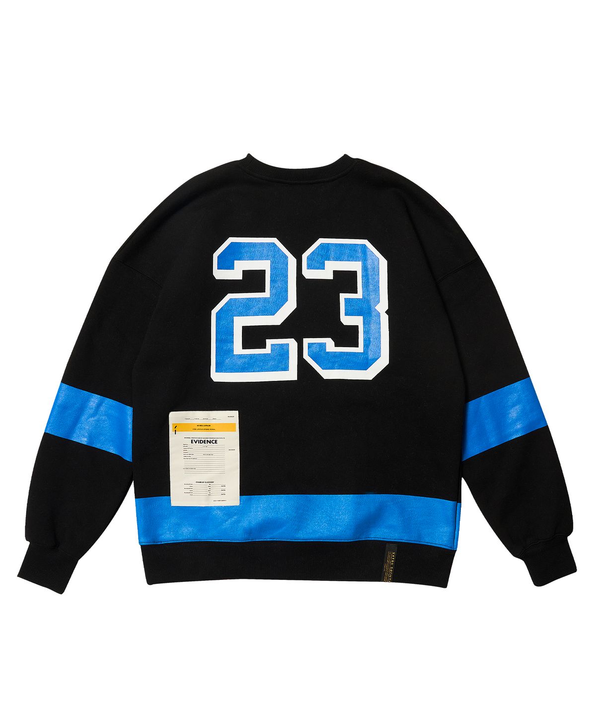 스티그마(STIGMA) COLLEGE OVERSIZED CREWNECK BLACK