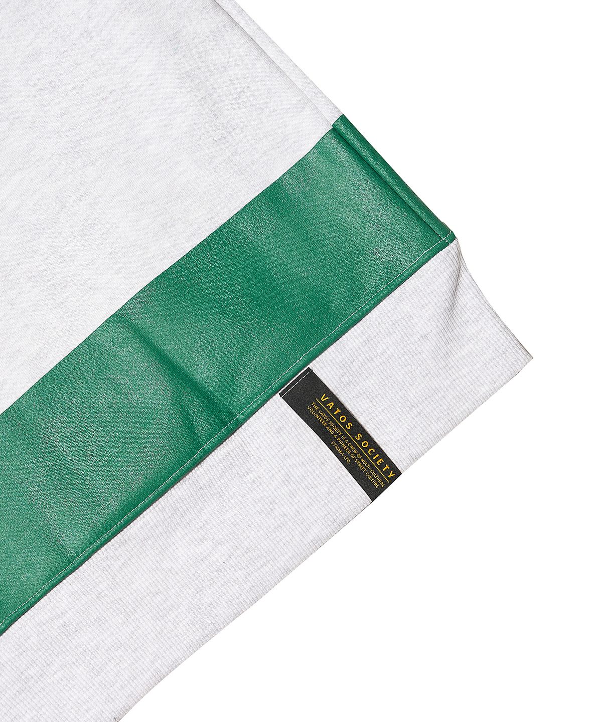 스티그마(STIGMA) COLLEGE OVERSIZED CREWNECK WHITE MELANGE