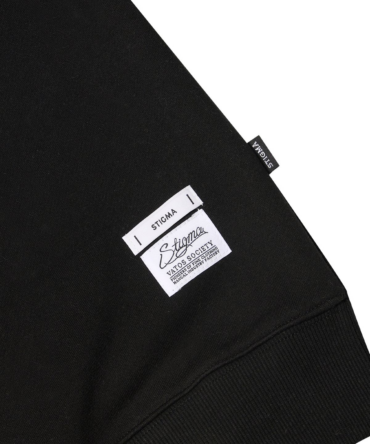스티그마(STIGMA) FIRE OVERSIZED CREWNECK BLACK