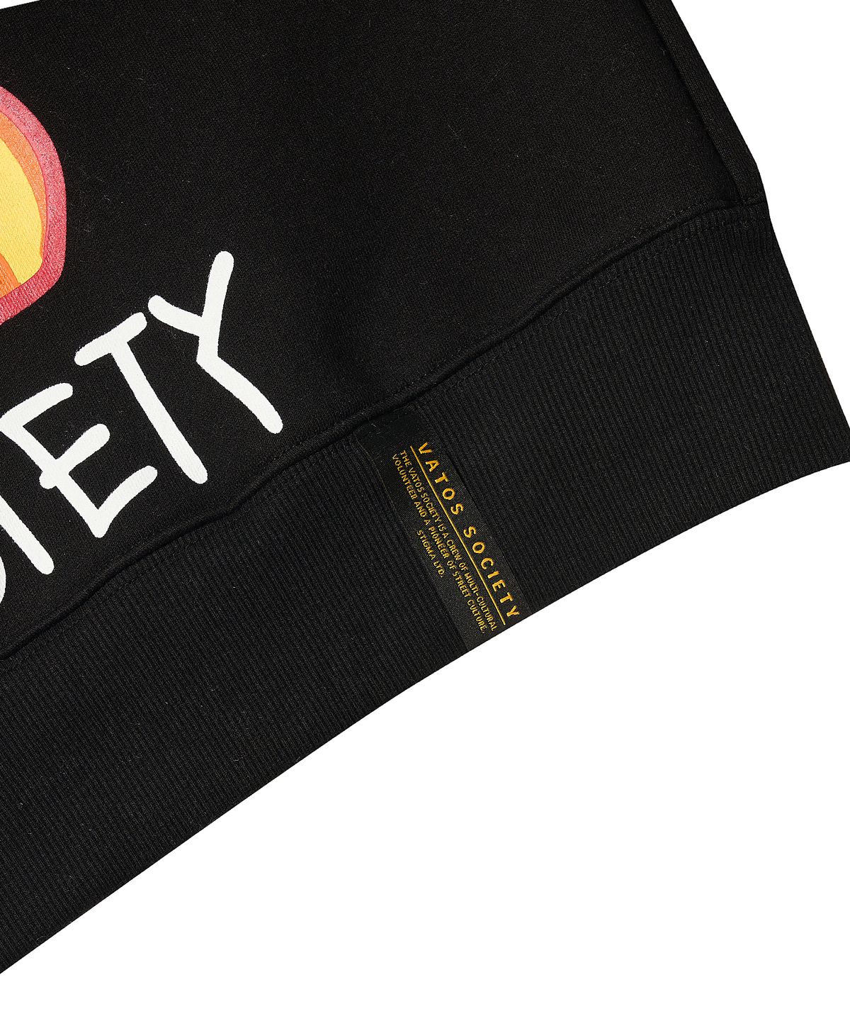 스티그마(STIGMA) FIRE OVERSIZED CREWNECK BLACK