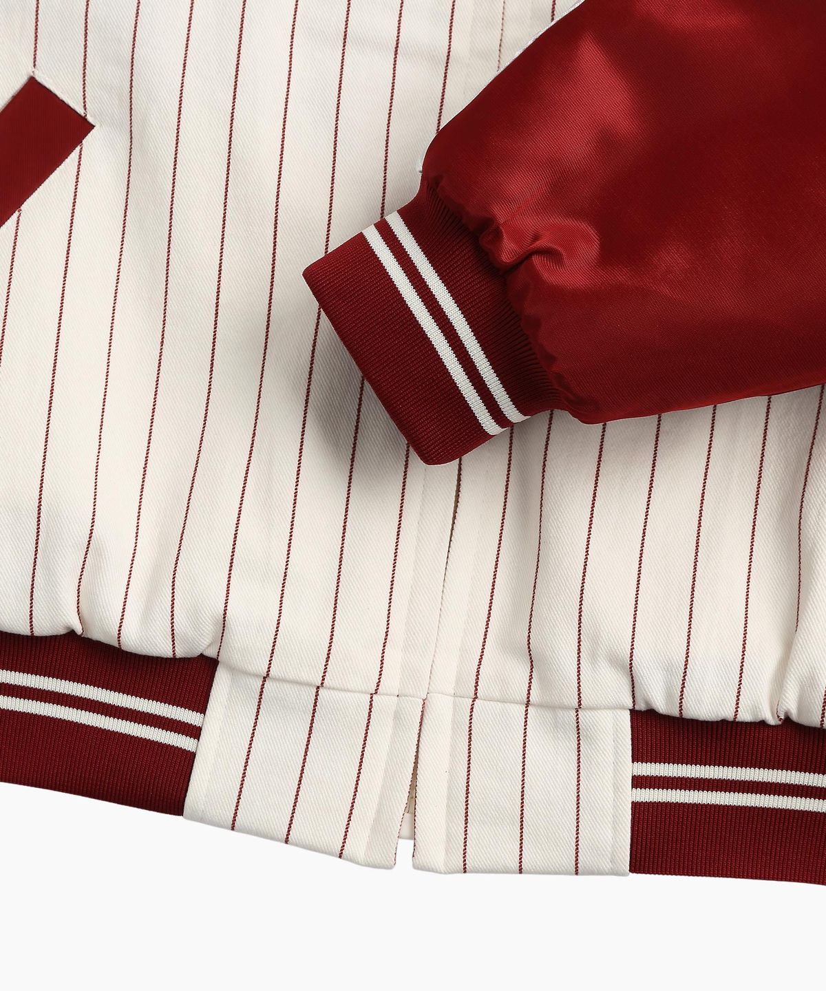 미나수(MENASOO) MENASOO BASEBALL JUMPER RED