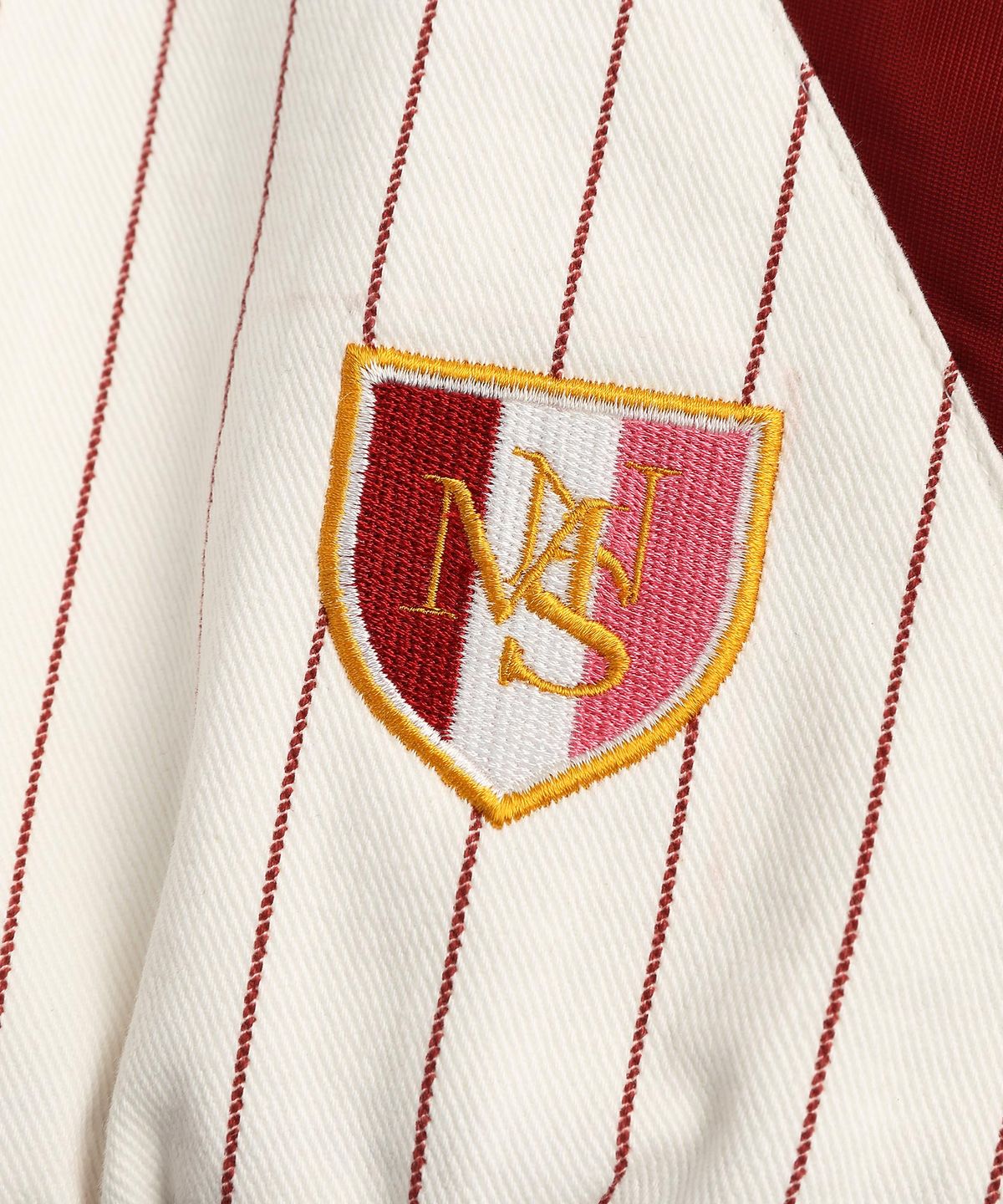 미나수(MENASOO) MENASOO BASEBALL JUMPER RED