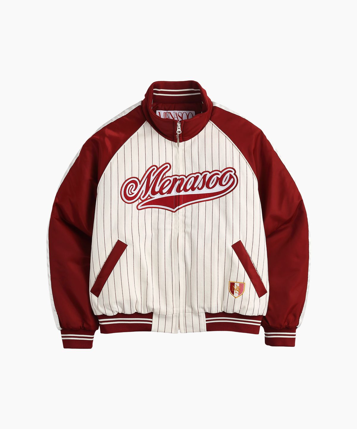 미나수(MENASOO) MENASOO BASEBALL JUMPER RED
