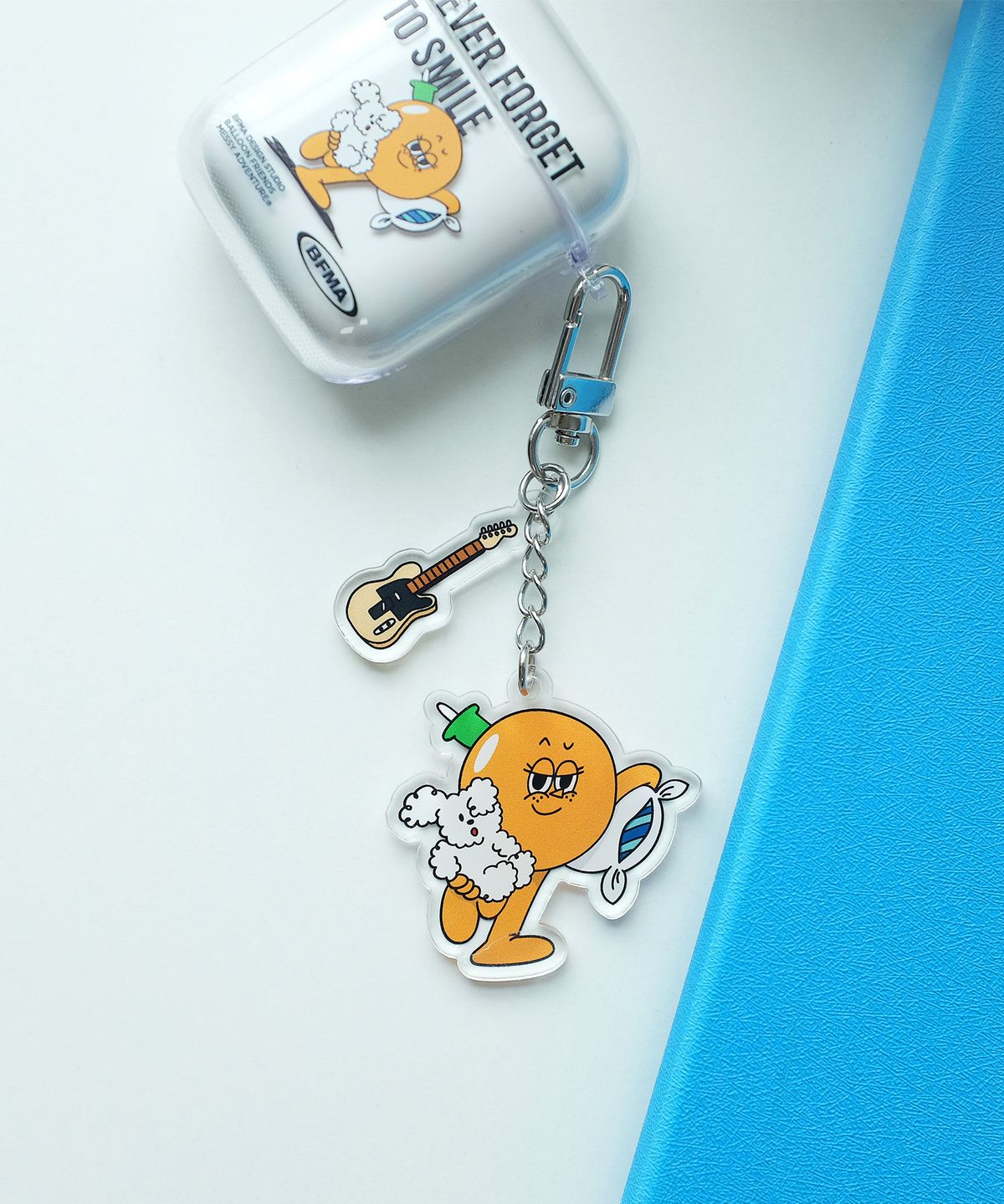 벌룬프렌즈(BALLOON FRIENDS) 아크릴 키링 - 네버 포겟 투 스마일