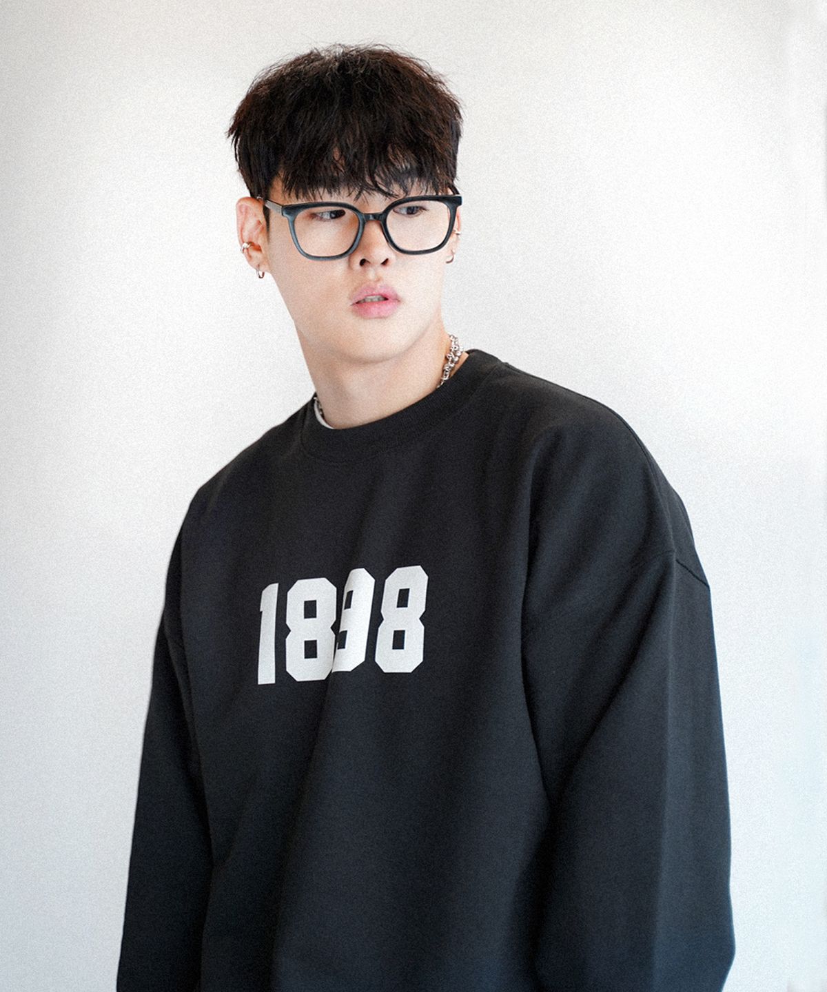 더마일(THEMILE) 1898 GARMENTS SWEAT MTM [BLACK]