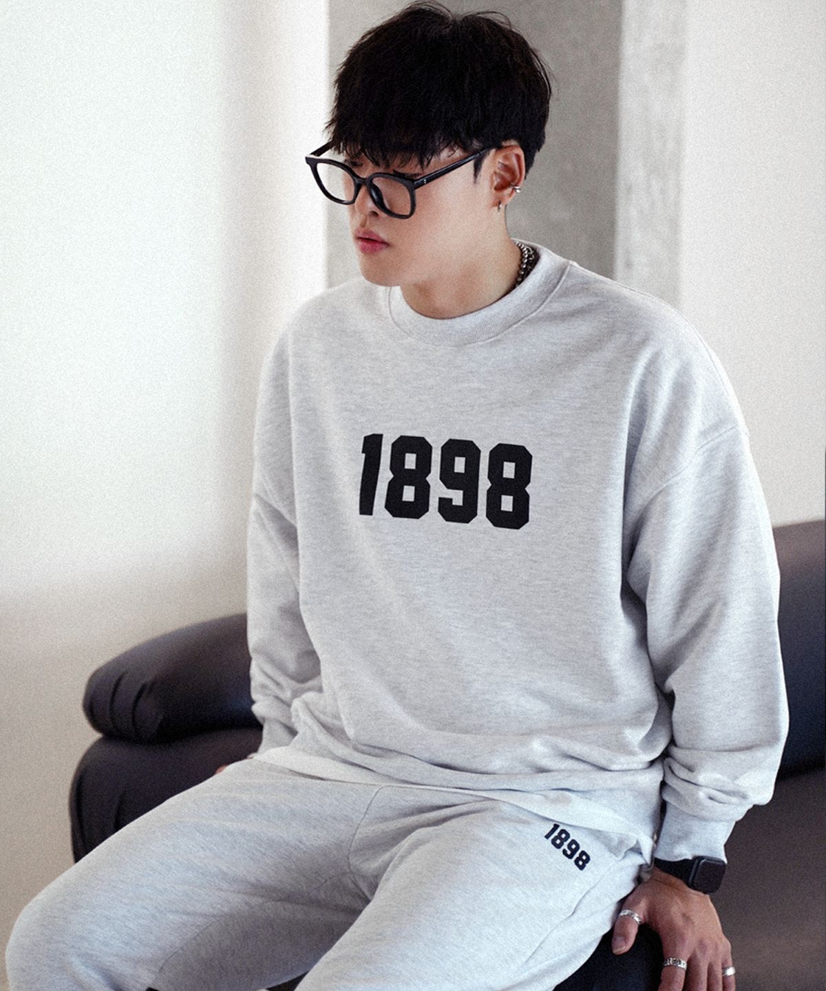 더마일(THEMILE) 1898 GARMENTS SWEAT MTM [OATMEAL]