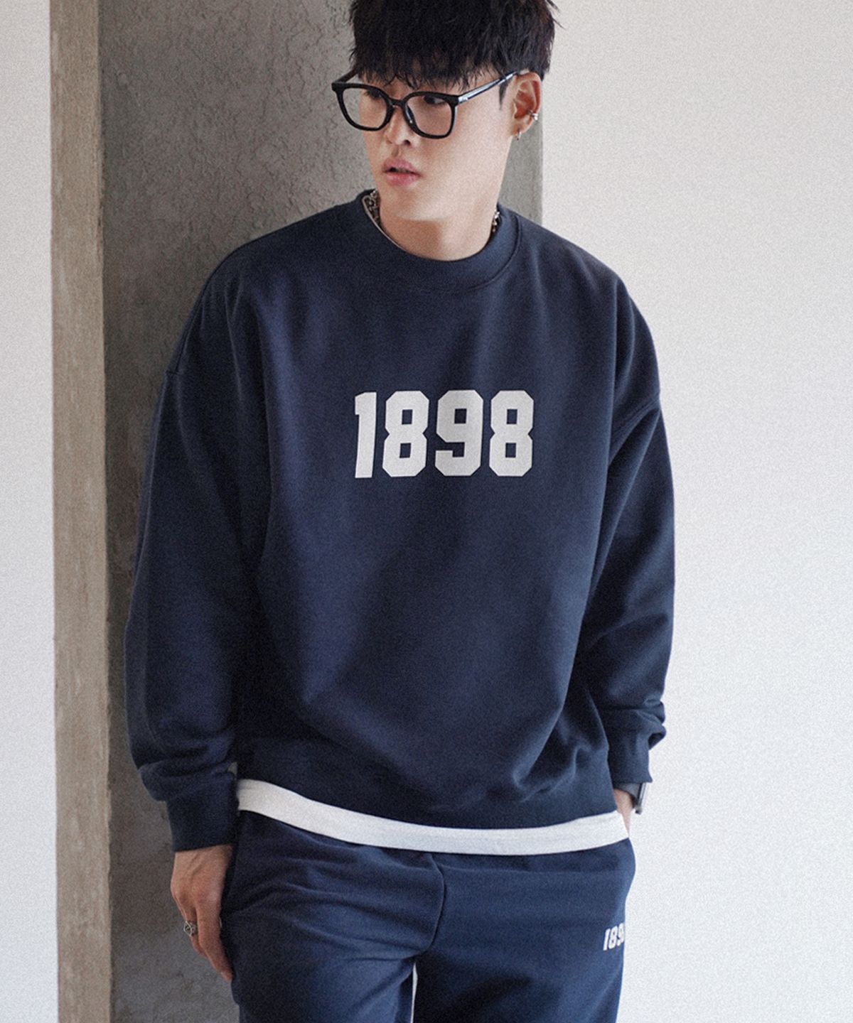 더마일(THEMILE) 1898 GARMENTS SWEAT MTM [NAVY]