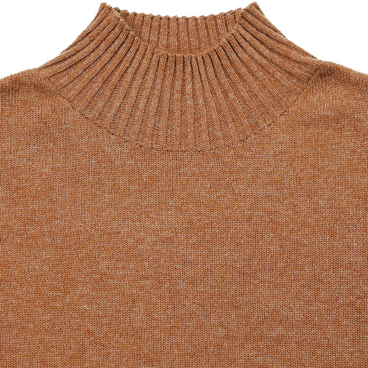 솔티(SORTIE) Whole Garment Mock-neck (Orange)