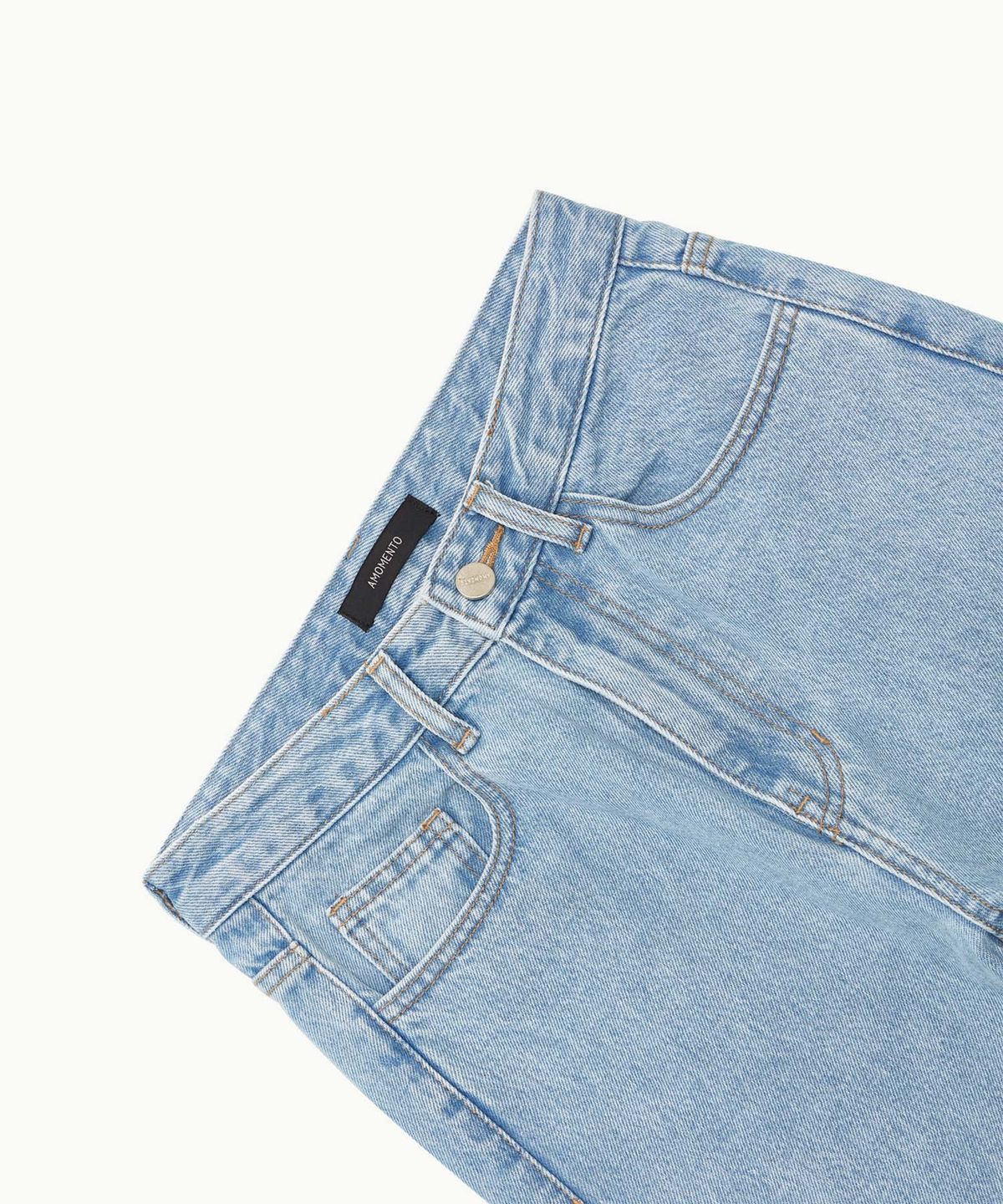 아모멘토(AMOMENTO) STRAIGHT FIT DENIM_LIGHTBLUE