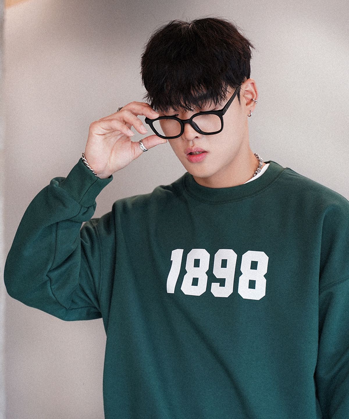 더마일(THEMILE) 1898 GARMENTS SWEAT MTM [GREEN]